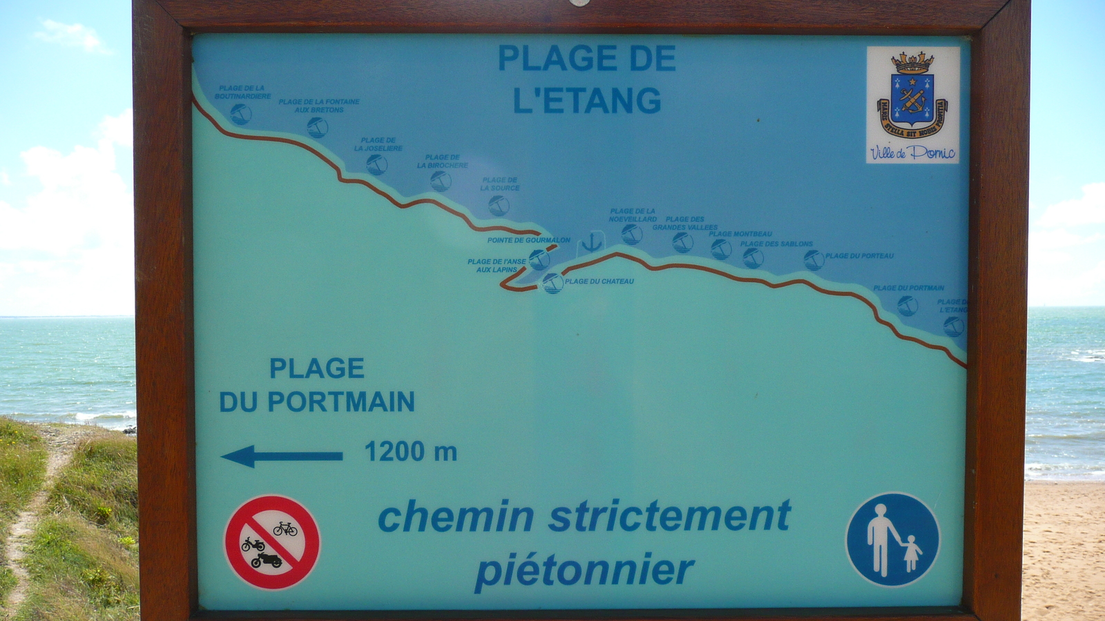 รูปถ่าย ฝรั่งเศส(France) ปอร์นิค(Pornic) หาดเลตัง(Plage de l'etang) 2007-07 32