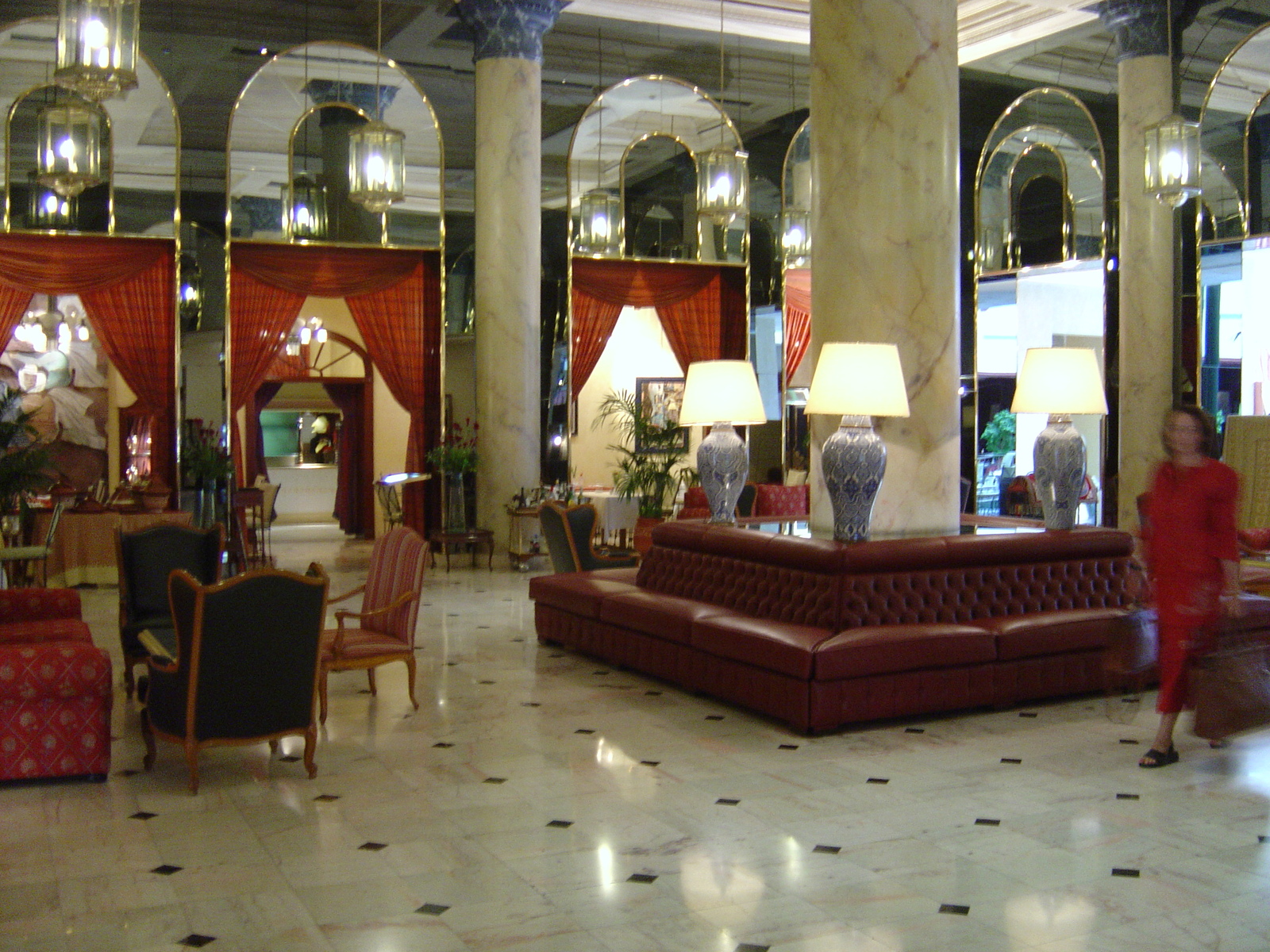 รูปถ่าย โมร็อกโก(Morocco) คาซาบลังกา(Casablanca) โรงแรมรอยัลมันซูร์ เมอริเดียน(Royal Mansour Meridien) 2004-09 1