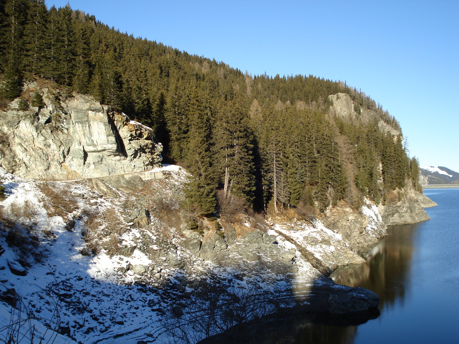 รูปถ่าย สวิสเซอร์แลนด์(Switzerland) ถนนจากคูร์ไปเซนต์มอริตซ์(Chur to St Moritz Road) 2007-01 2
