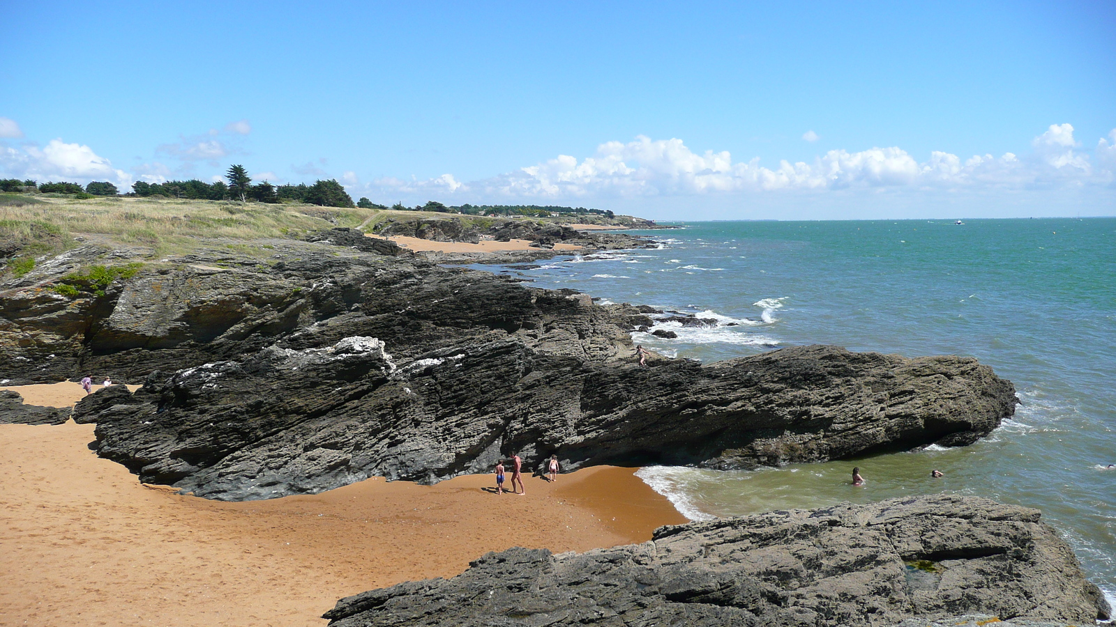 รูปถ่าย ฝรั่งเศส(France) ปอร์นิค(Pornic) หาดเลตัง(Plage de l'etang) 2007-07 3