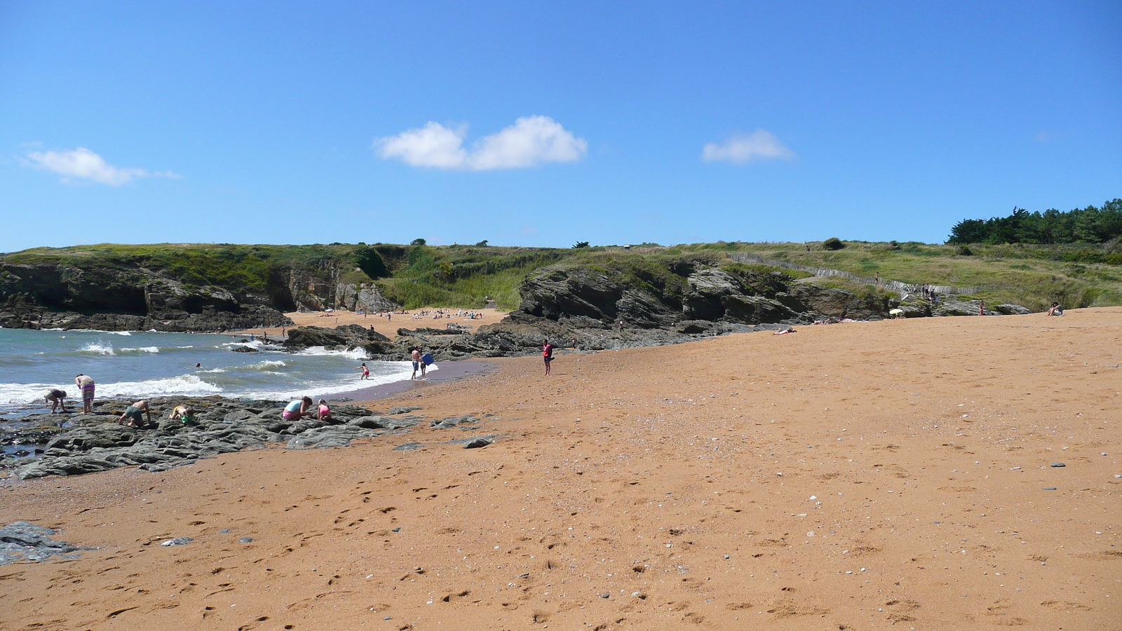 รูปถ่าย ฝรั่งเศส(France) ปอร์นิค(Pornic) หาดเลตัง(Plage de l'etang) 2007-07 13