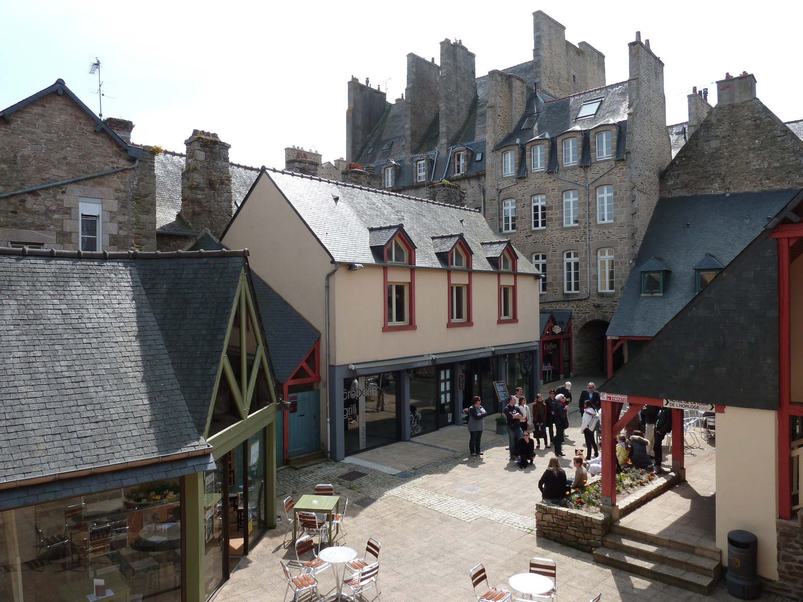 รูปถ่าย ฝรั่งเศส(France) ดีน็อง(Dinan) หอนาฬิกาดีน็อง(Dinan clock tower) 2010-04 27