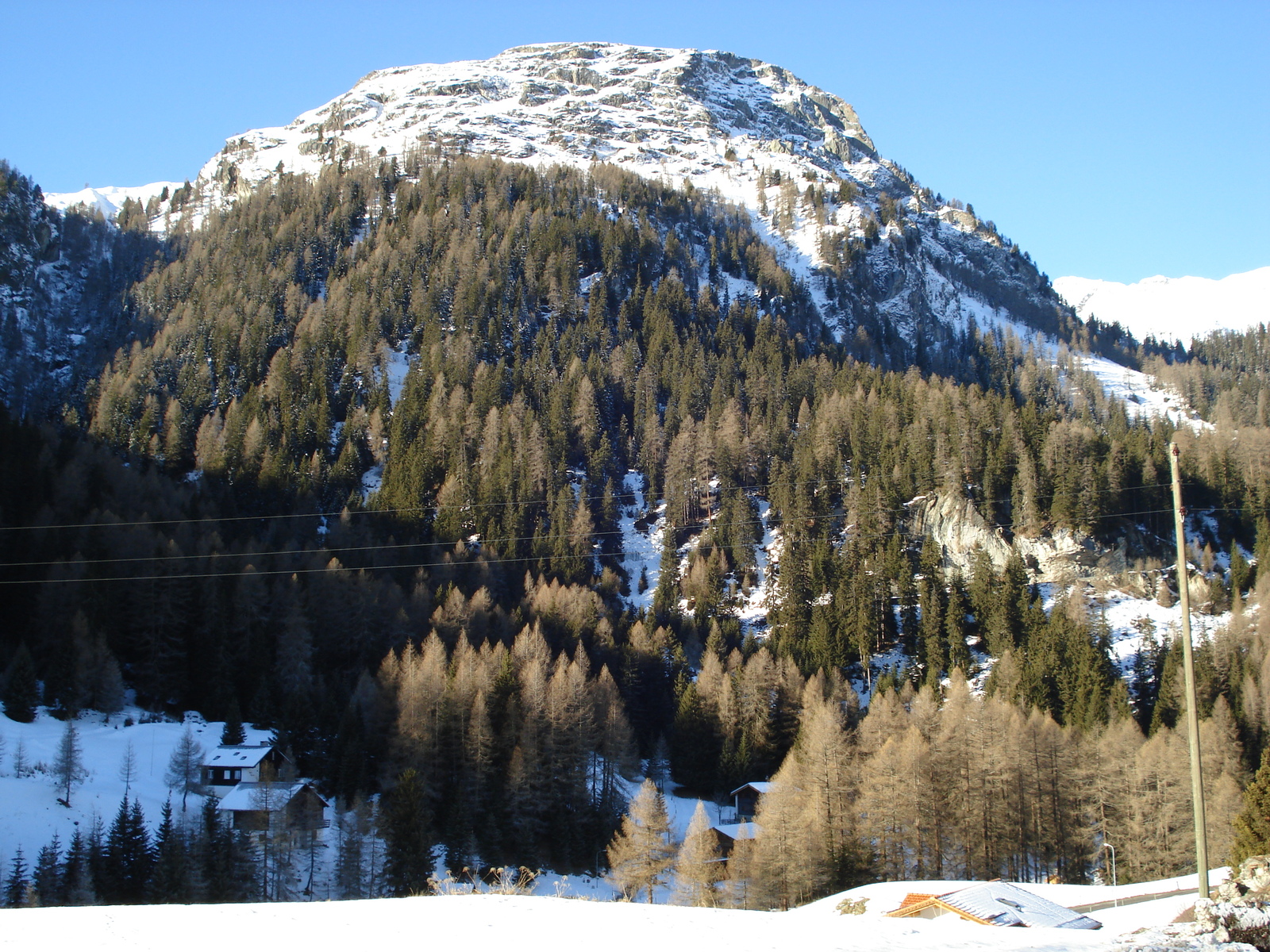 รูปถ่าย สวิสเซอร์แลนด์(Switzerland) ถนนจากคูร์ไปเซนต์มอริตซ์(Chur to St Moritz Road) 2007-01 9