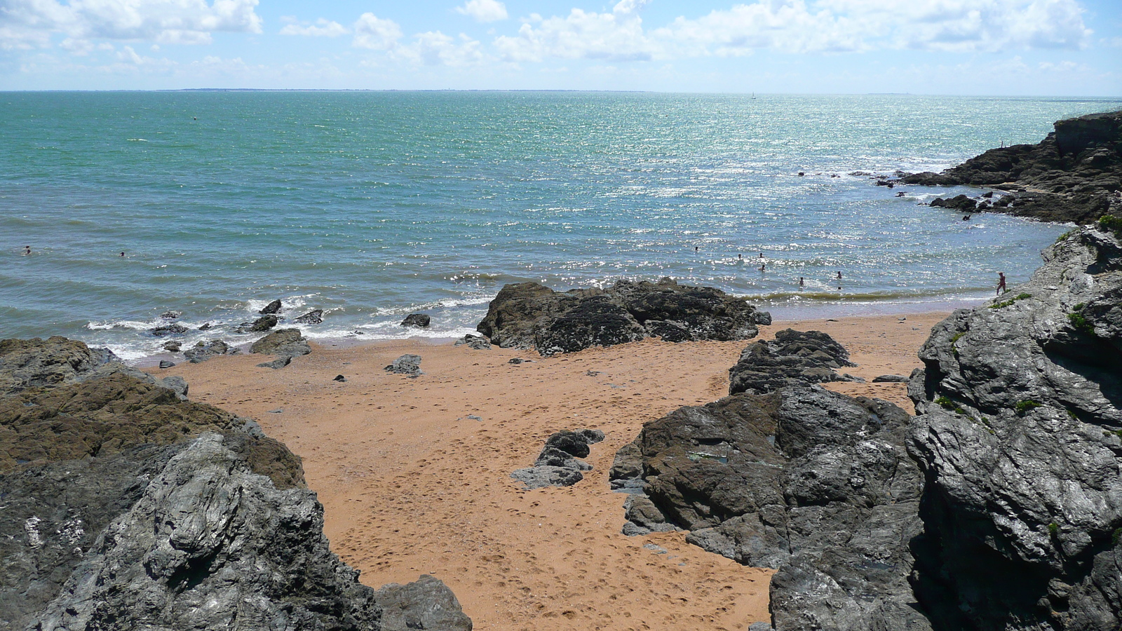 รูปถ่าย ฝรั่งเศส(France) ปอร์นิค(Pornic) หาดเลตัง(Plage de l'etang) 2007-07 23