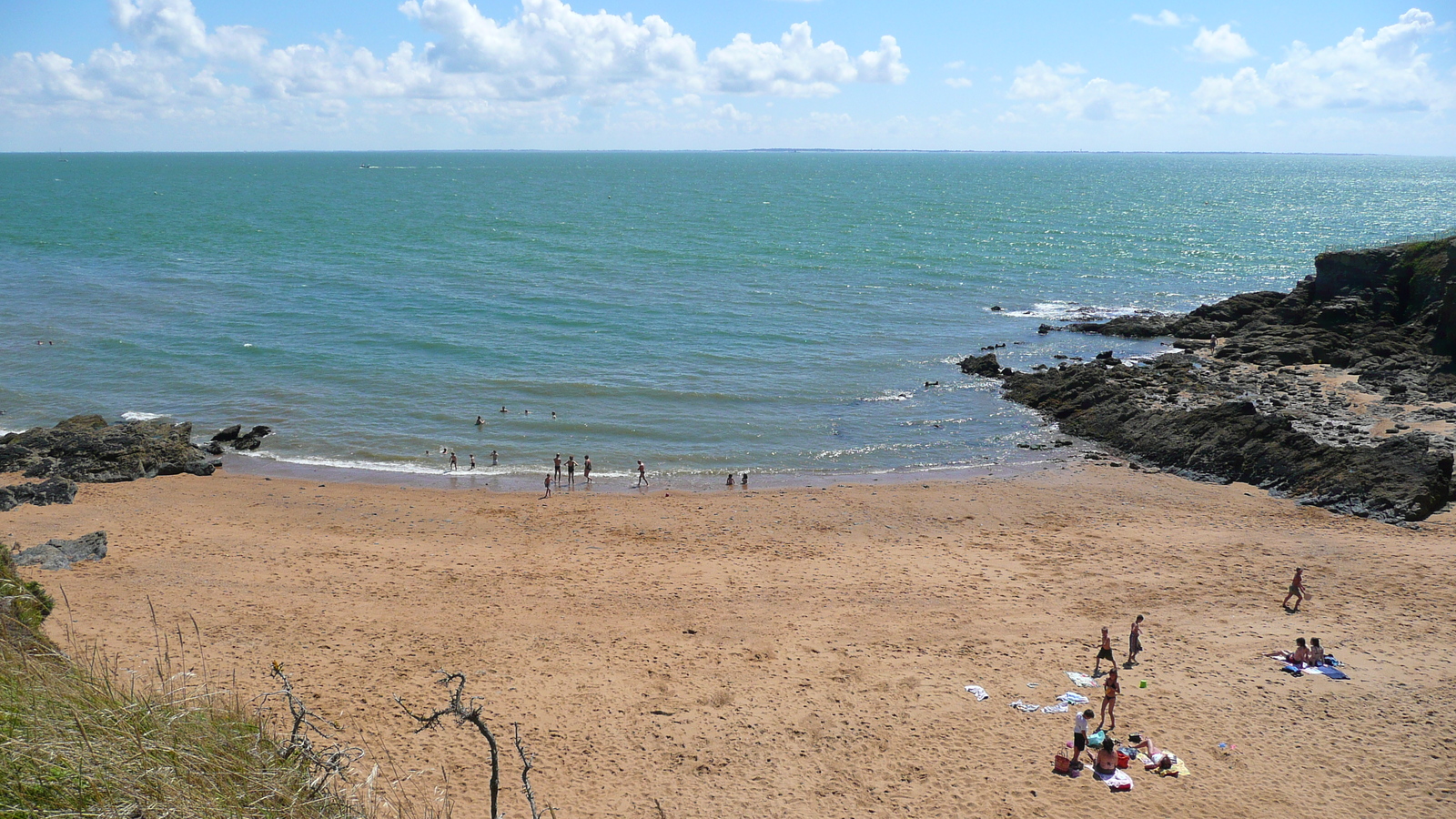 รูปถ่าย ฝรั่งเศส(France) ปอร์นิค(Pornic) หาดเลตัง(Plage de l'etang) 2007-07 5