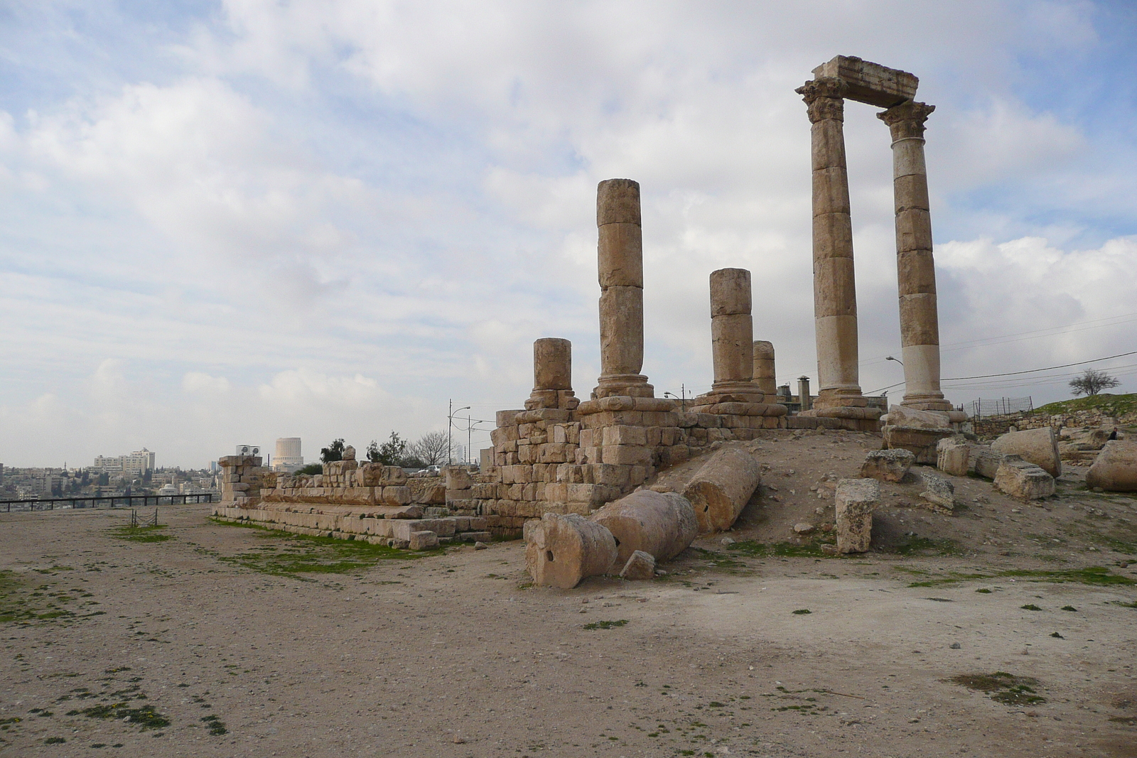 รูปถ่าย จอร์แดน(Jordan) อัมมาน(Amman) ป้อมปราการอัมมาน(Amman Citadel) 2007-12 9