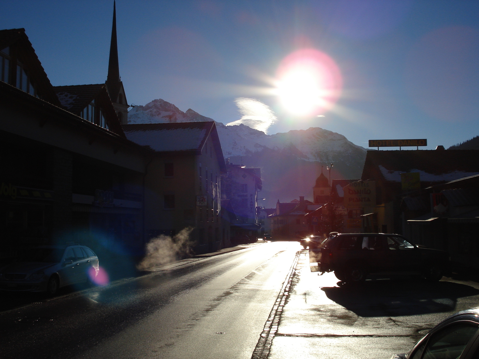 รูปถ่าย สวิสเซอร์แลนด์(Switzerland) ถนนจากคูร์ไปเซนต์มอริตซ์(Chur to St Moritz Road) 2007-01 111