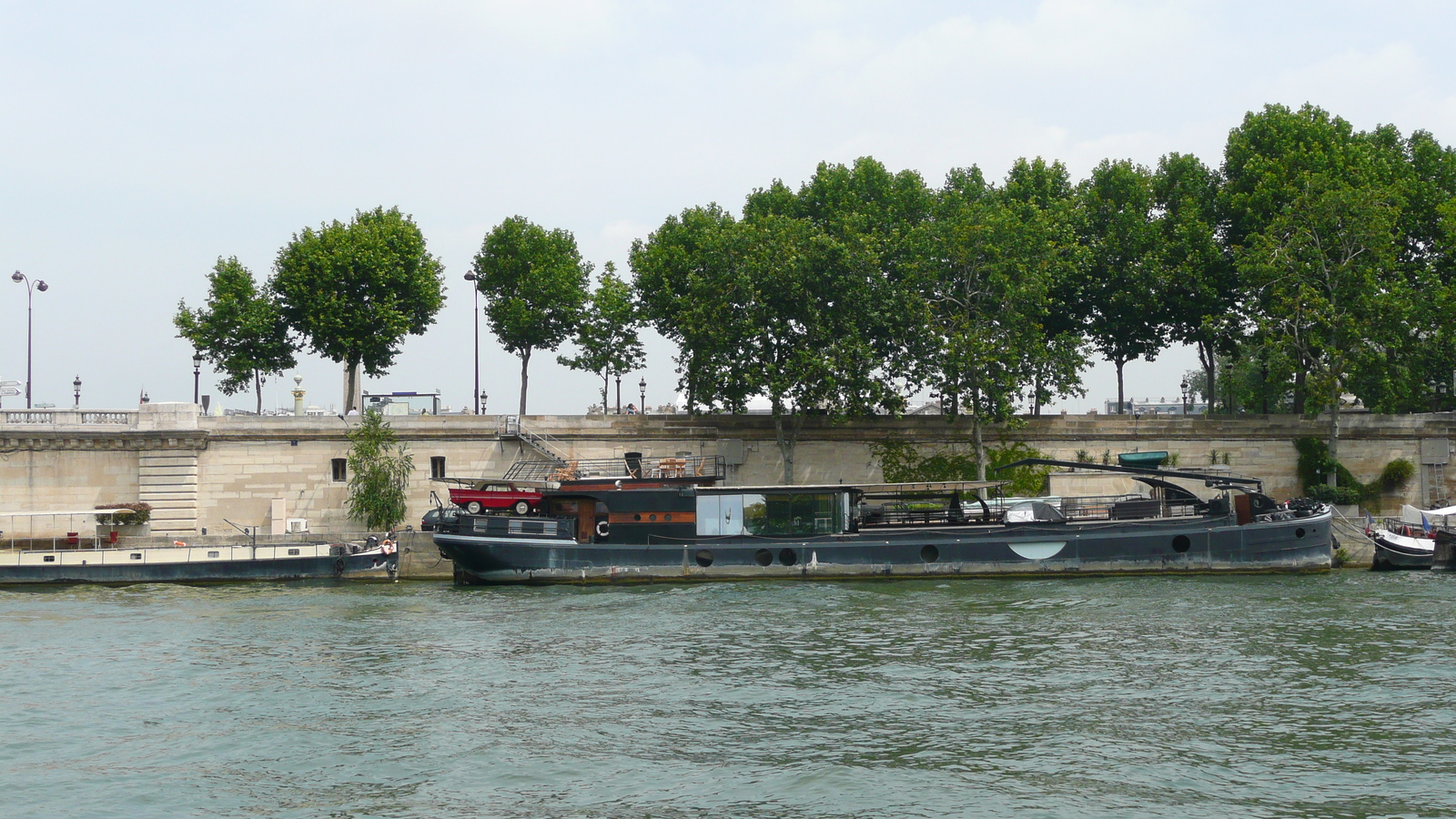 รูปถ่าย ฝรั่งเศส(France) ปารีส(Paris) เรือบรรทุกชมเมือง(Peniches Parisiennes) 2007-06 17