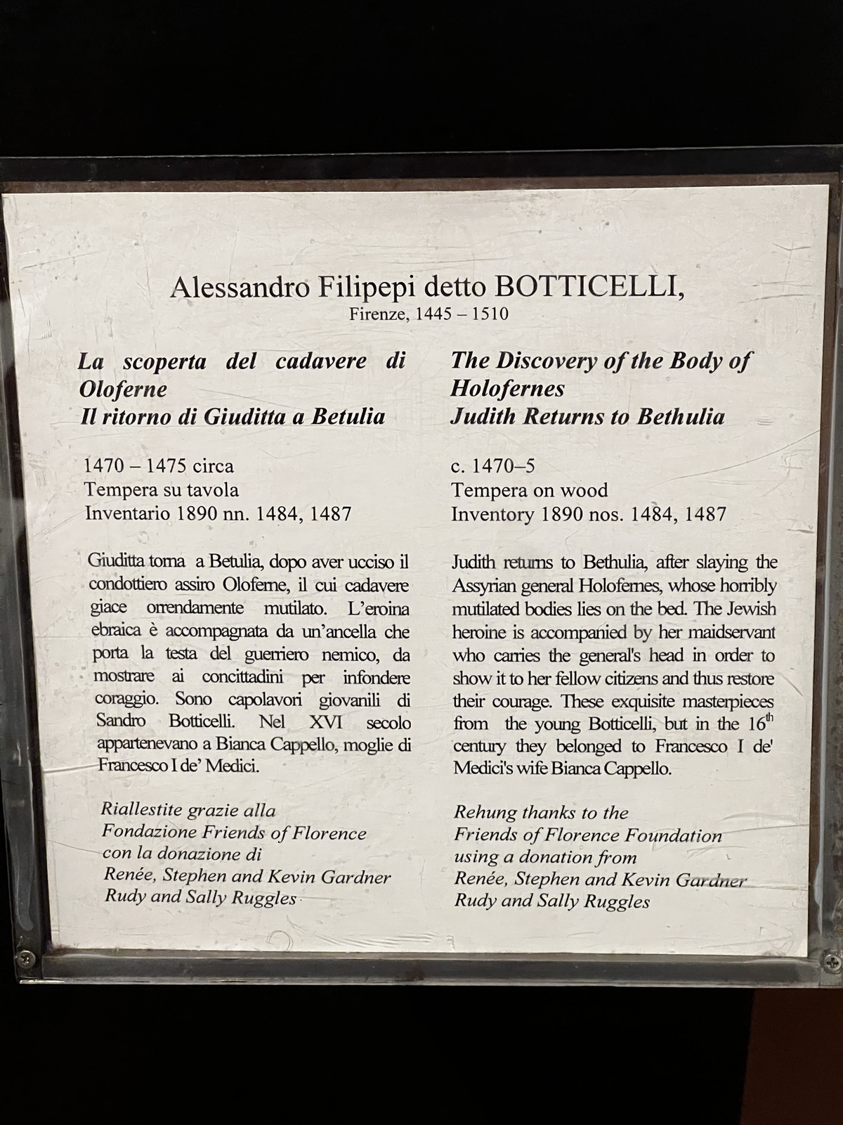 รูปถ่าย อิตาลี(Italy) ฟลอเรนซ์(Florence) พิพิธภัณฑ์อุฟฟีซี(Uffizi Museum) 2022-05 121