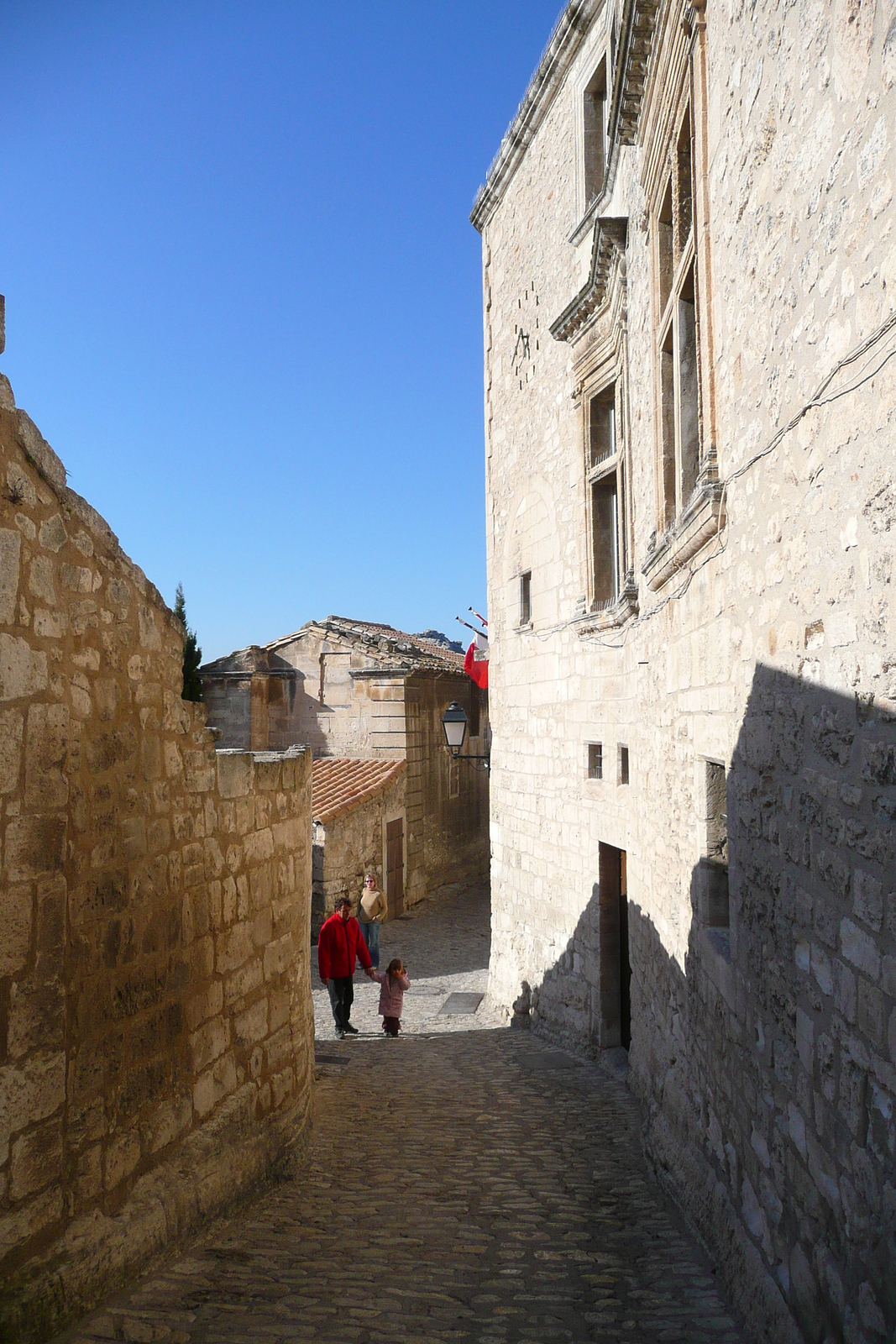 รูปถ่าย ฝรั่งเศส(France) เลส์โบเดอโพรว็องซ์(Baux de Provence) หมู่บ้านโบเดอโพรว็องส์(Baux de Provence Village) 2008-04 1