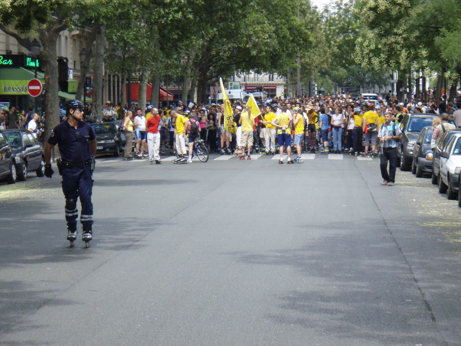 รูปถ่าย ฝรั่งเศส(France) ปารีส(Paris) เล่นสเก็ตในปารีส(Randonnee Roller et Coquillages) 2007-07 23