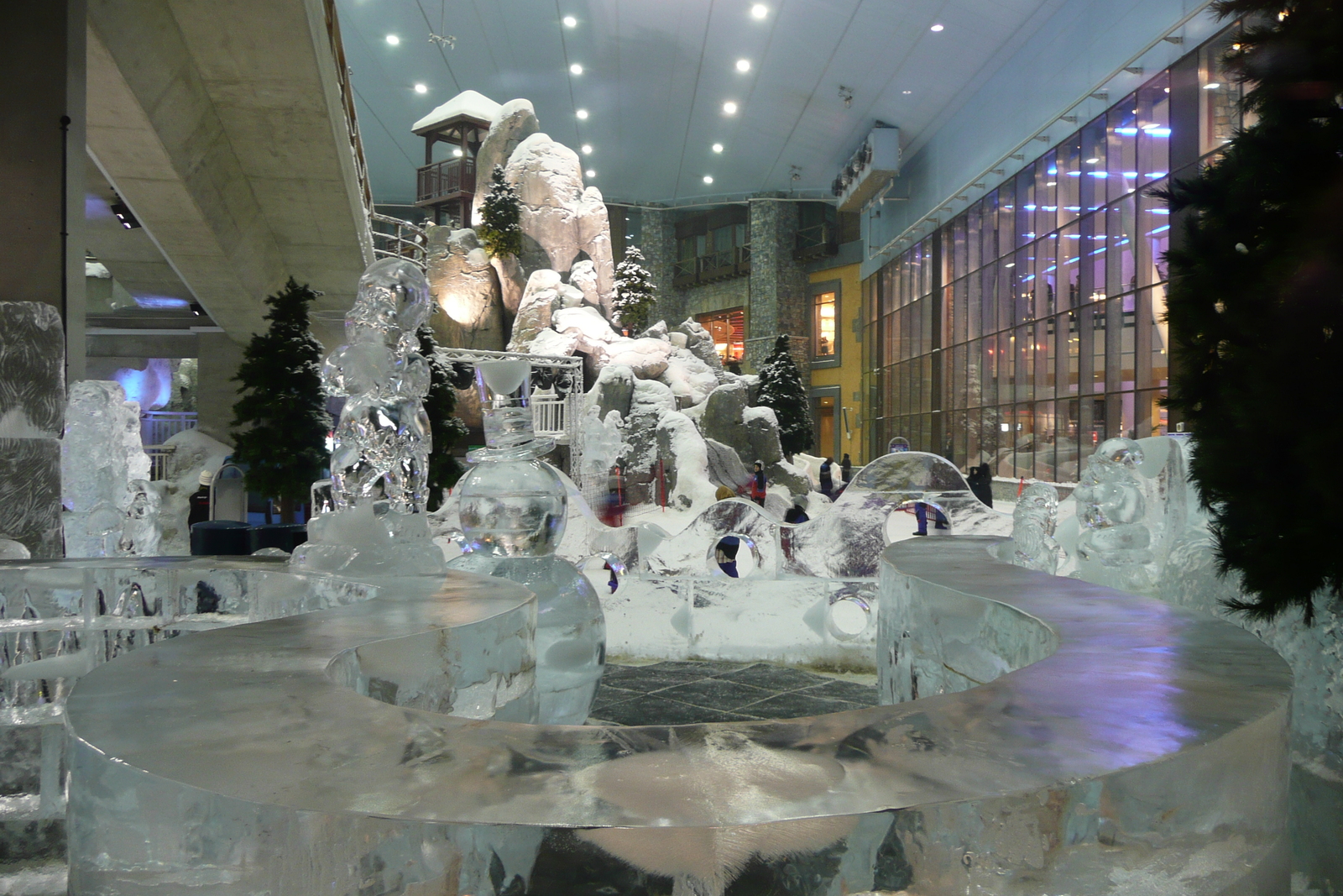 รูปถ่าย สหรัฐอาหรับเอมิเรตส์(United Arab Emirates) ดูไบ(Dubai) สกีดูไบ(Ski Dubai) 2009-01 2