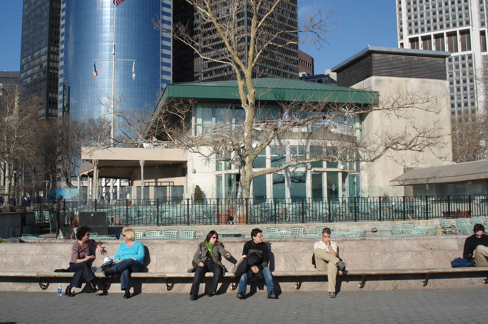รูปถ่าย สหรัฐอเมริกา(United States) นิวยอร์ก(New York) สวน  แบตเตอรี่(Battery Park) 2006-03 17