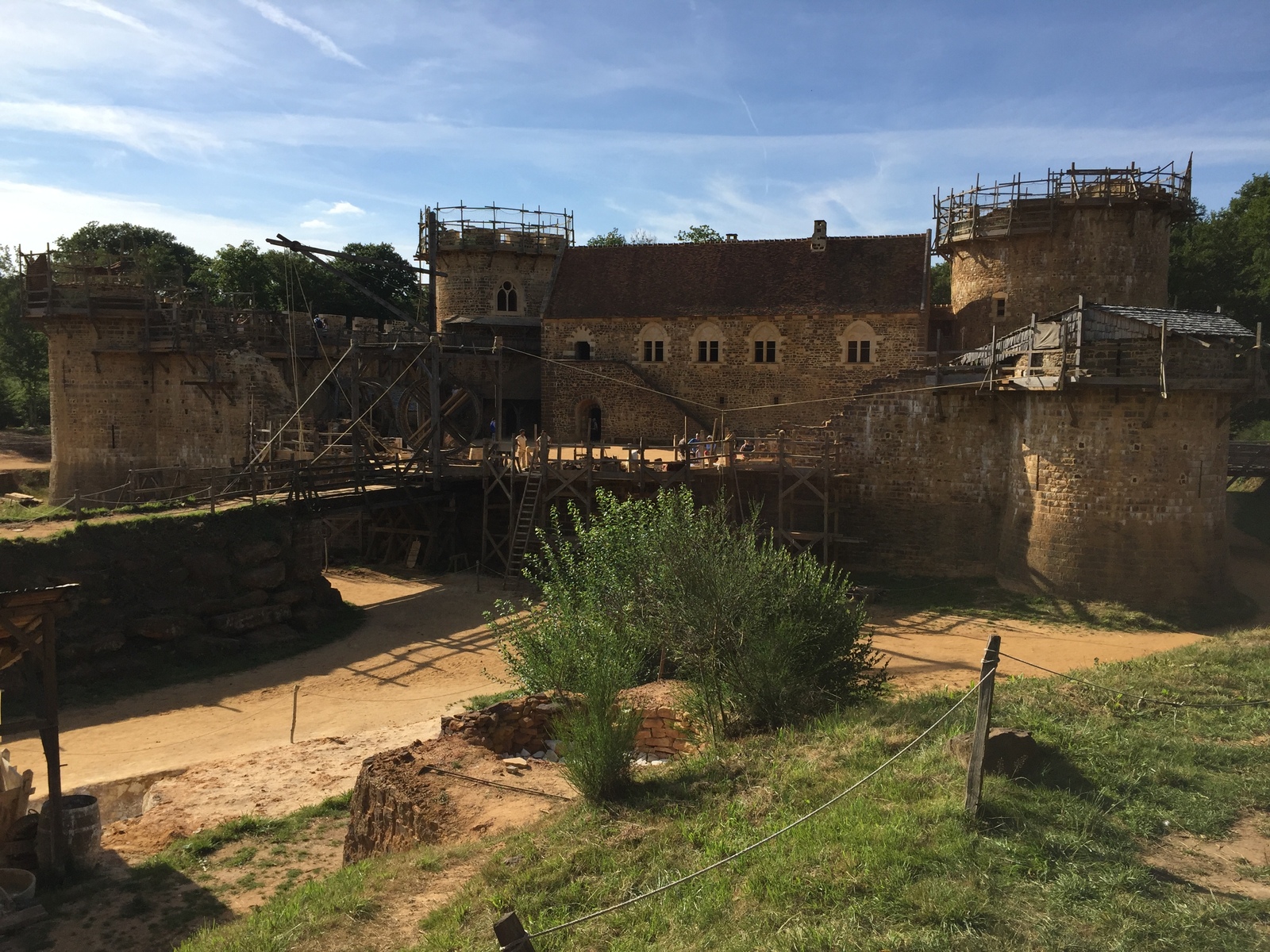 รูปถ่าย ฝรั่งเศส(France) ปราสาทเกอเดอลง(Guedelon) 2017-07 31