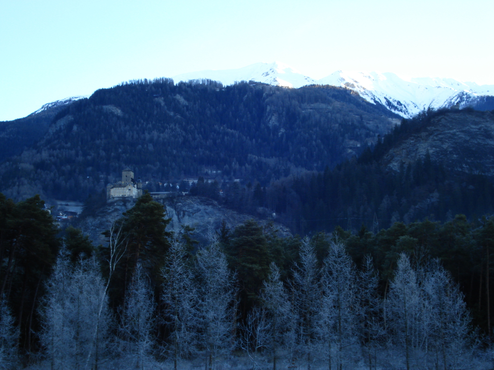 รูปถ่าย สวิสเซอร์แลนด์(Switzerland) ถนนจากคูร์ไปเซนต์มอริตซ์(Chur to St Moritz Road) 2007-01 100