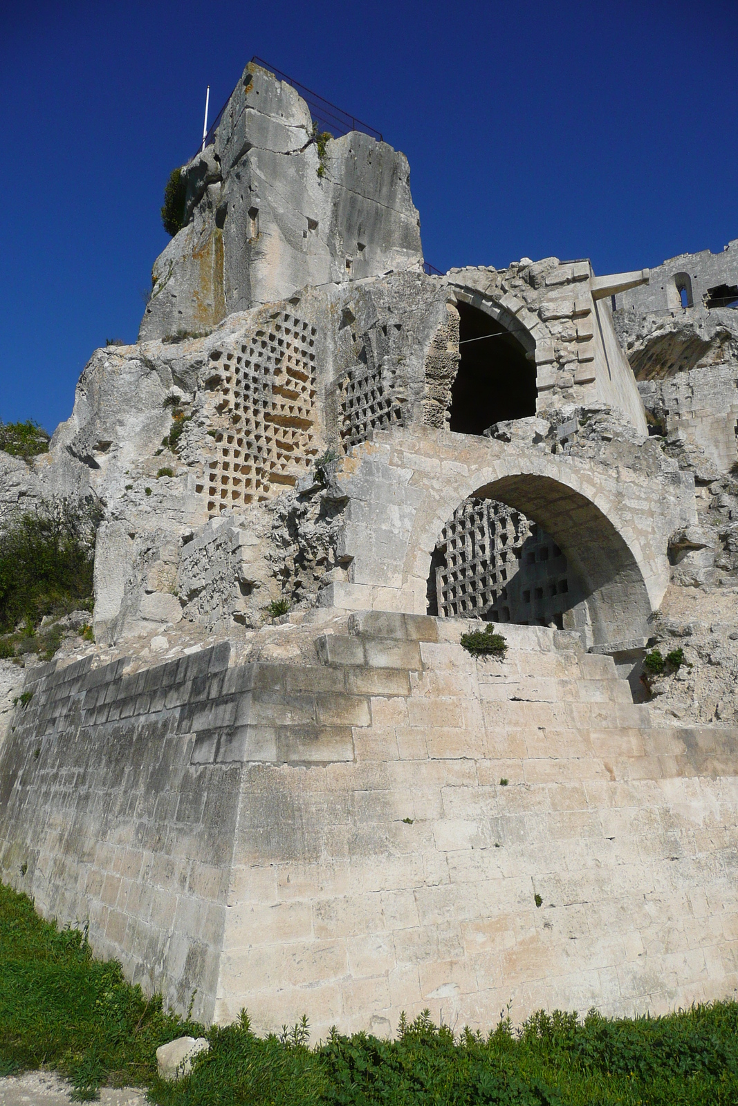 รูปถ่าย ฝรั่งเศส(France) เลส์โบเดอโพรว็องซ์(Baux de Provence) ปราสาทโบเดอโพรว็องส์(Baux de Provence Castle) 2008-04 20