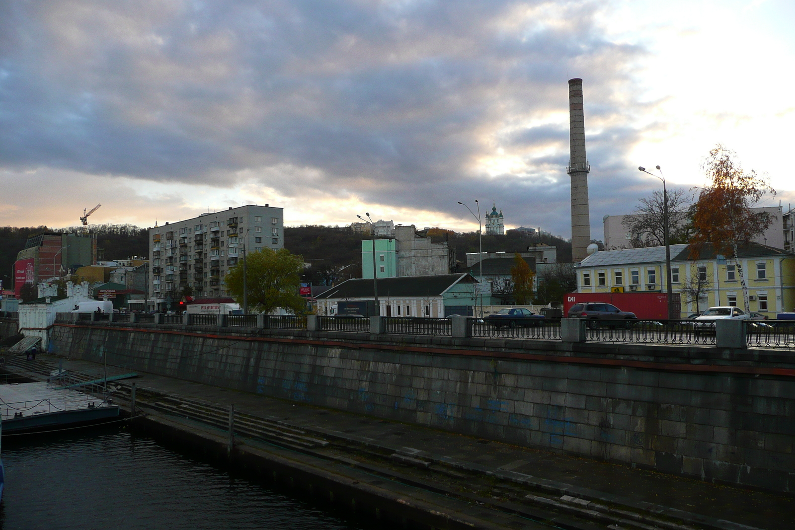 รูปถ่าย ยูเครน(Ukraine) เคียฟ(Kiev) แม่น้ำนีเปอร์(Dnipro river) 2007-11 7