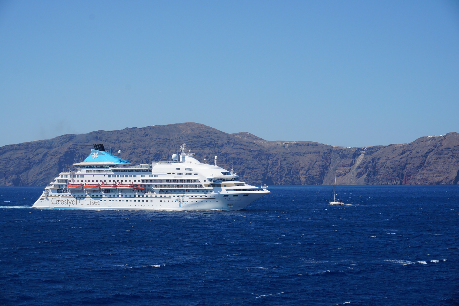 รูปถ่าย กรีก(Greece) ซานโตรินี(Santorini) แอ่งภูเขาไฟซานโตรินี(Santorini caldera) 2016-07 37