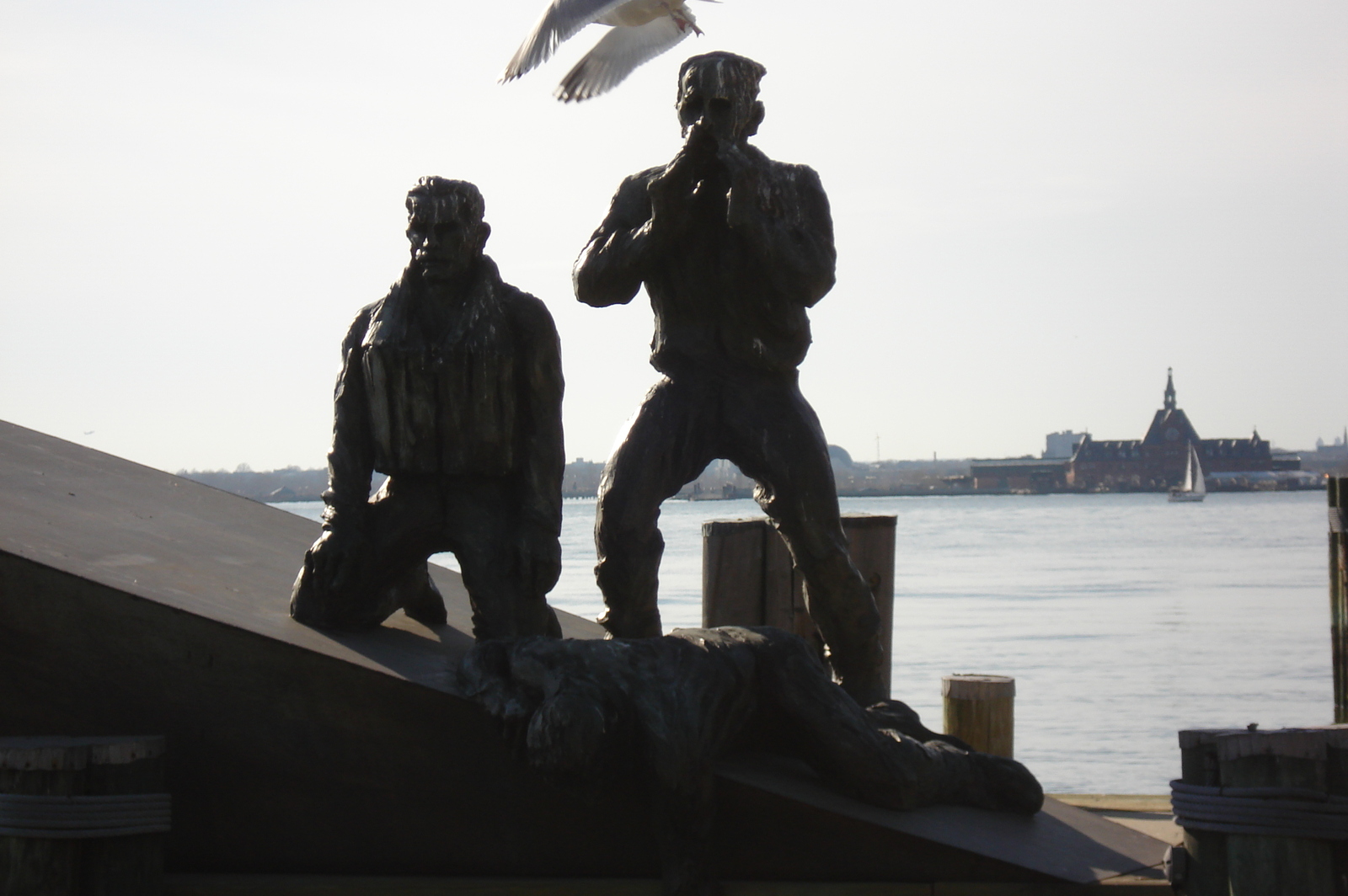 รูปถ่าย สหรัฐอเมริกา(United States) นิวยอร์ก(New York) สวน  แบตเตอรี่(Battery Park) 2006-03 42