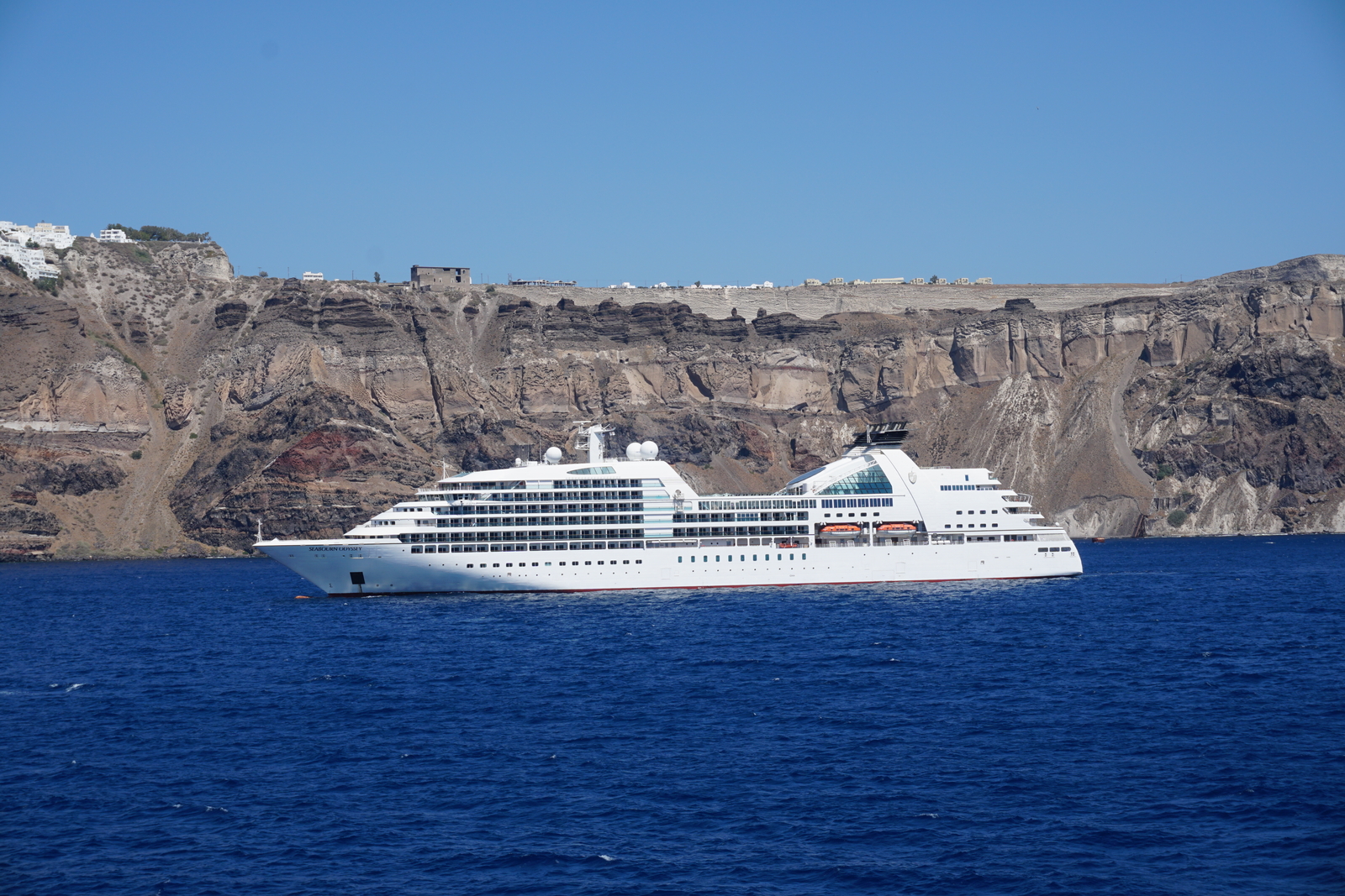 รูปถ่าย กรีก(Greece) ซานโตรินี(Santorini) แอ่งภูเขาไฟซานโตรินี(Santorini caldera) 2016-07 45
