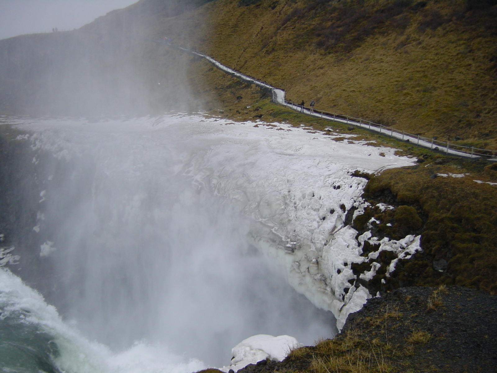 รูปถ่าย ไอซ์แลนด์(Iceland) กูลล์ฟอส(Gullfoss) 2003-03 8