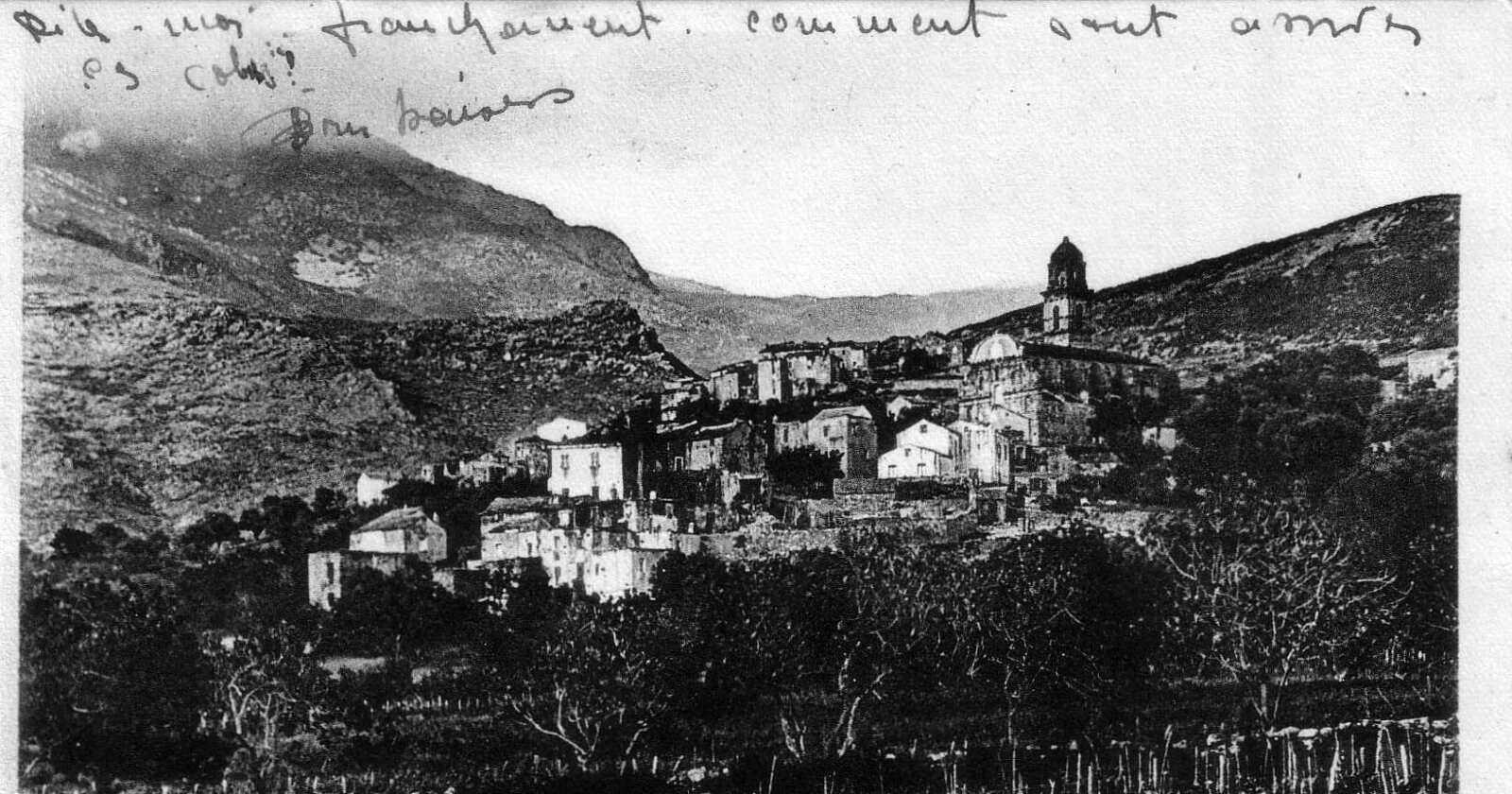 รูปถ่าย ฝรั่งเศส(France) คอร์สิคา(Corsica) โปสการ์ดเก่า(Old Postcards) 1900-01 221