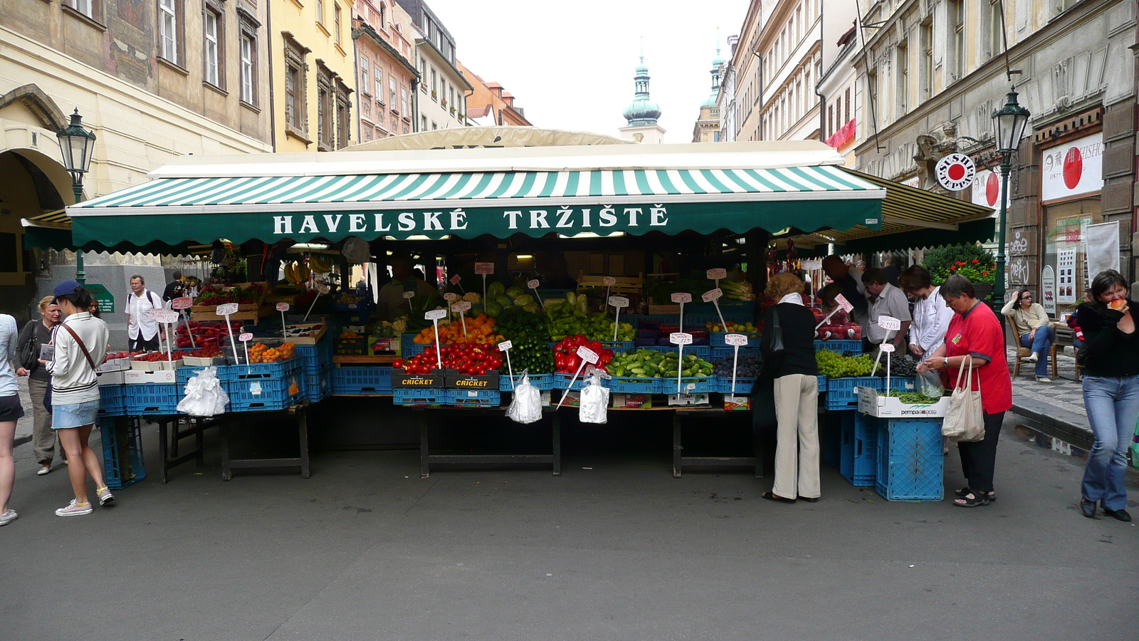 รูปถ่าย สาธารณรัฐเช็ก(Czech Republic) ปราก(Prague) ฮาเวลสกา(Havelska) 2007-07 29