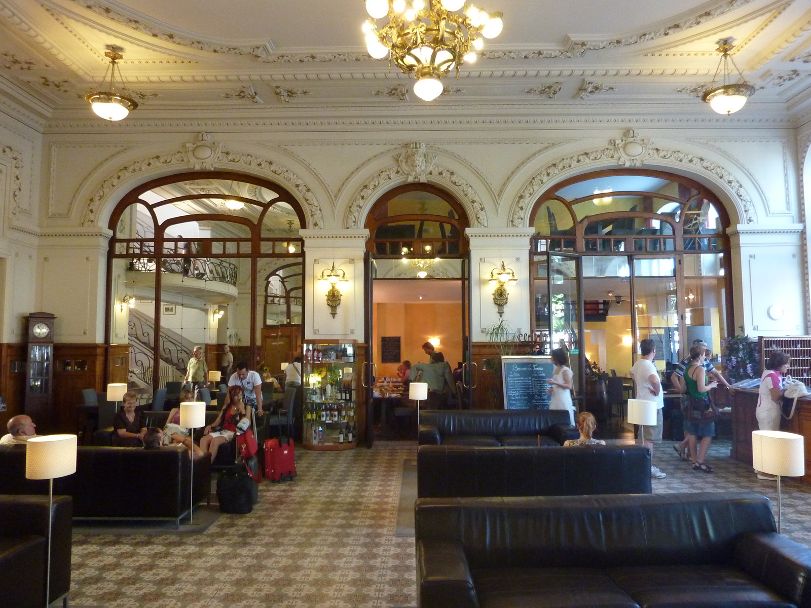 รูปถ่าย ฝรั่งเศส(France) การ์กาซอน(Carcassonne) โรงแรมเทอร์มินัส(Terminus Hotel) 2009-07 7