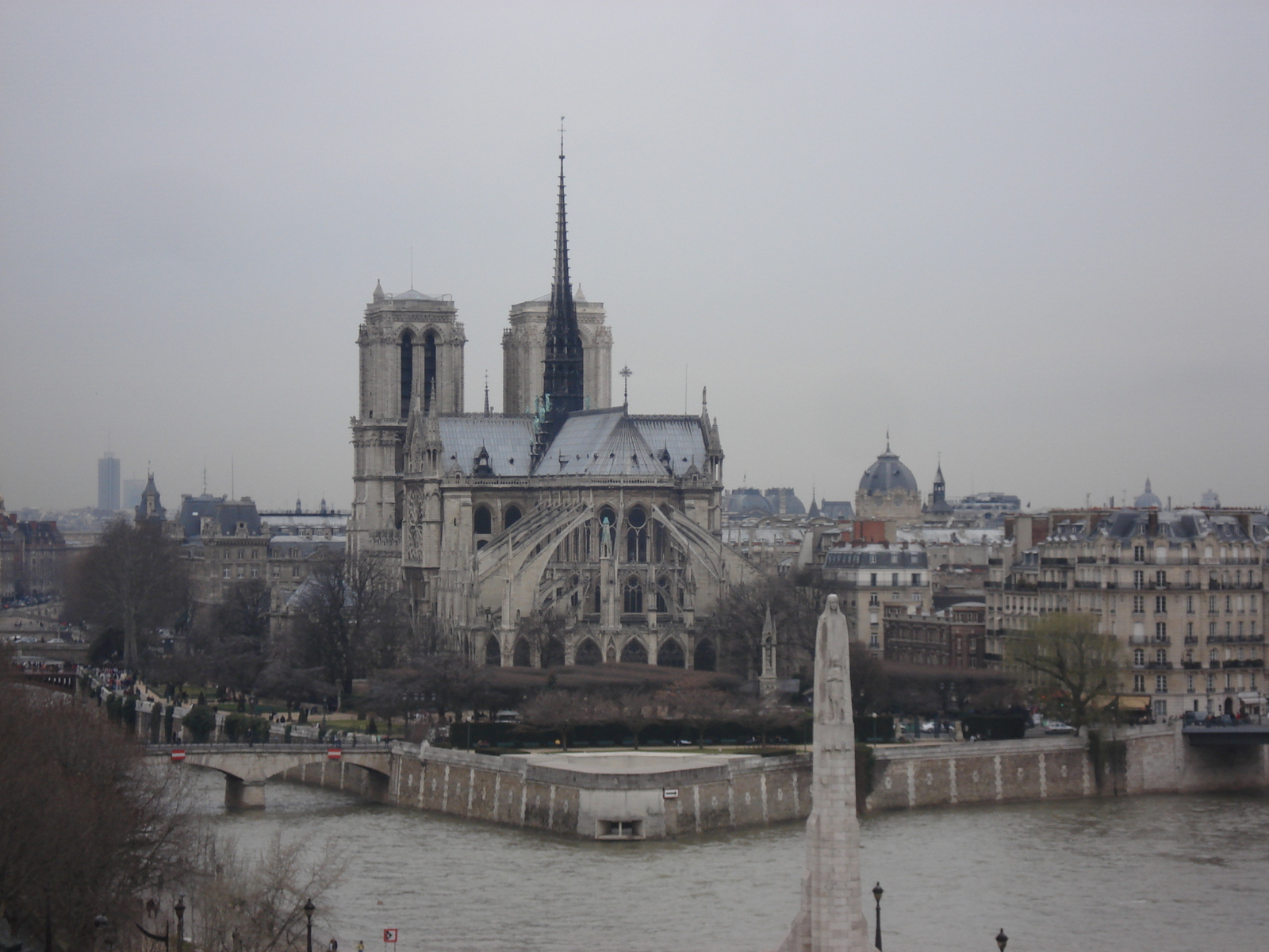 รูปถ่าย ฝรั่งเศส(France) ปารีส(Paris) มหาวิหารน็อทร์-ดาม(Notre Dame) 2006-03 2