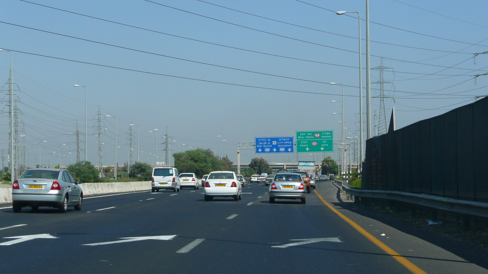 รูปถ่าย อิสราเอล(Israel) จากเทลอาวีฟไปท่าอากาศยานเบนกูเรียน(Tel Aviv to Ben Gurion Airport) 2007-06 62