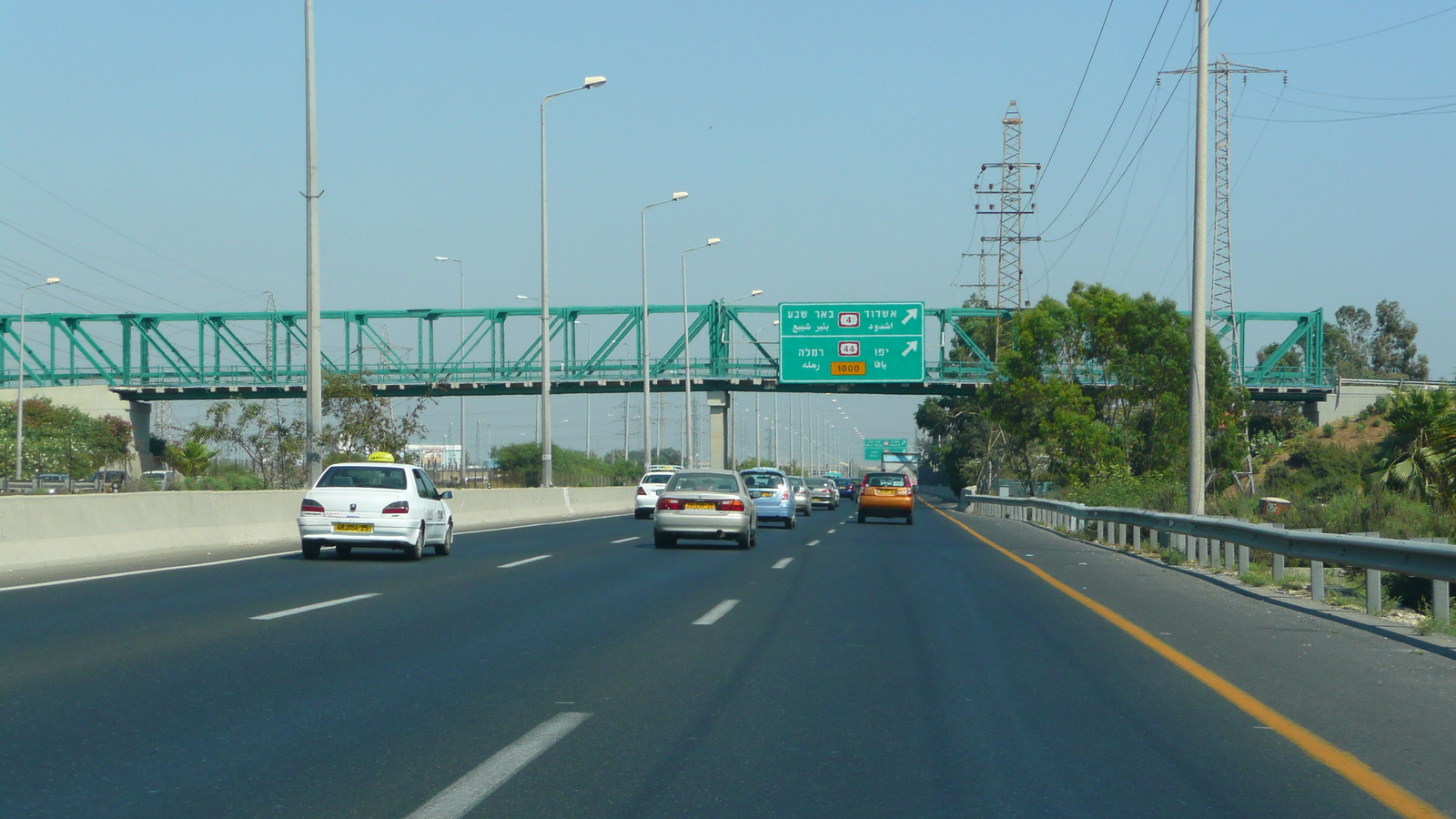 รูปถ่าย อิสราเอล(Israel) จากเทลอาวีฟไปท่าอากาศยานเบนกูเรียน(Tel Aviv to Ben Gurion Airport) 2007-06 59