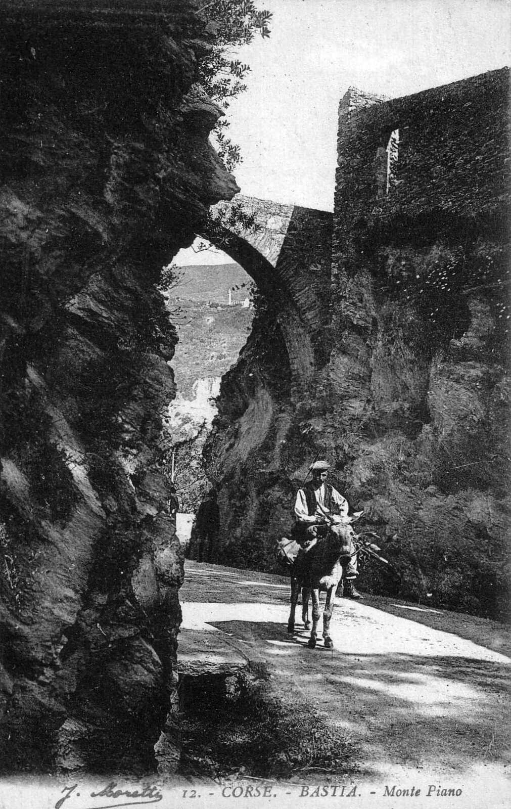 รูปถ่าย ฝรั่งเศส(France) คอร์สิคา(Corsica) โปสการ์ดเก่า(Old Postcards) บาสเทีย(Bastia) 1900-01 138
