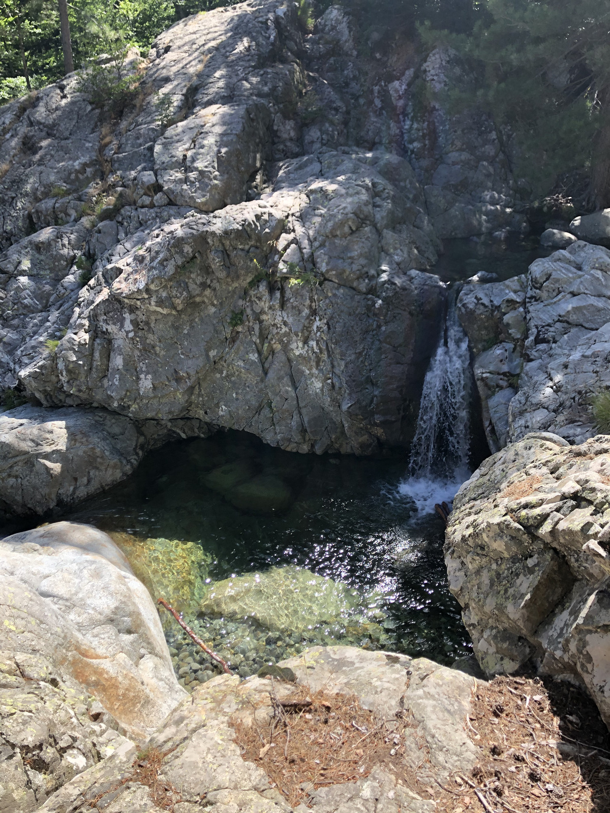 รูปถ่าย ฝรั่งเศส(France) คอร์สิคา(Corsica) น้ำตกเดซองเกล(Cascade des Anglais) 2020-07 48