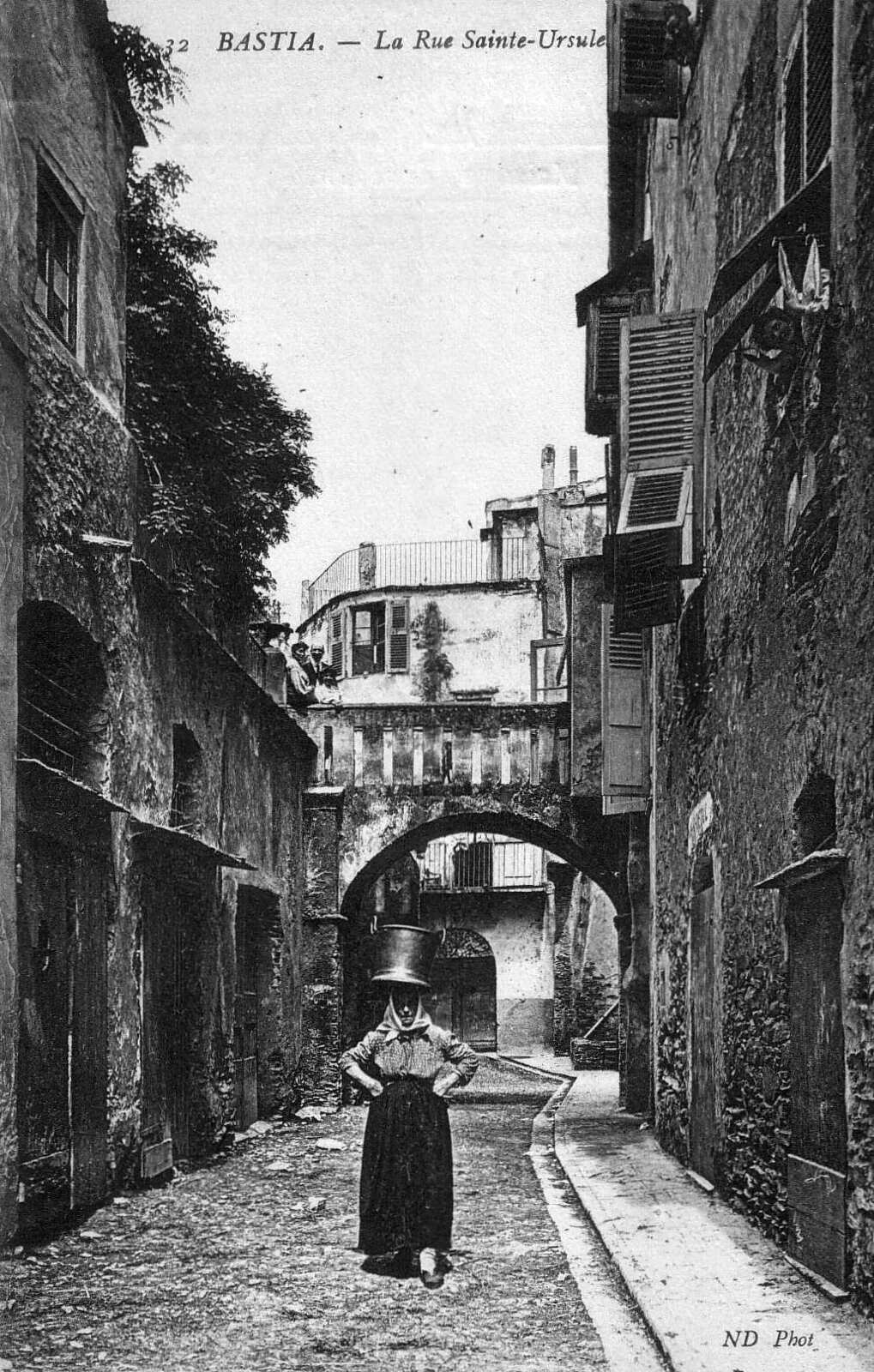 รูปถ่าย ฝรั่งเศส(France) คอร์สิคา(Corsica) โปสการ์ดเก่า(Old Postcards) บาสเทีย(Bastia) 1900-01 32