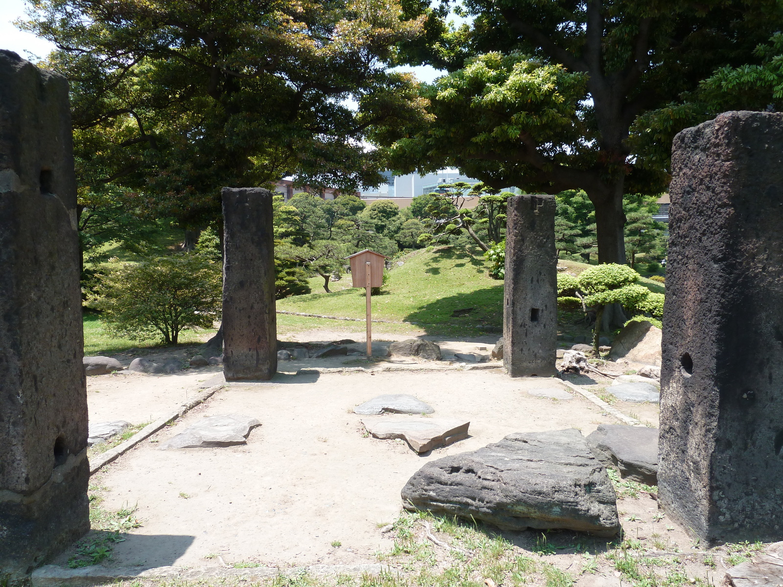 รูปถ่าย ญี่ปุ่น(Japan) โตเกียว(Tokyo) สวนคิวชิบะริคิว(Kyu Shiba rikyu Gardens) 2010-06 1