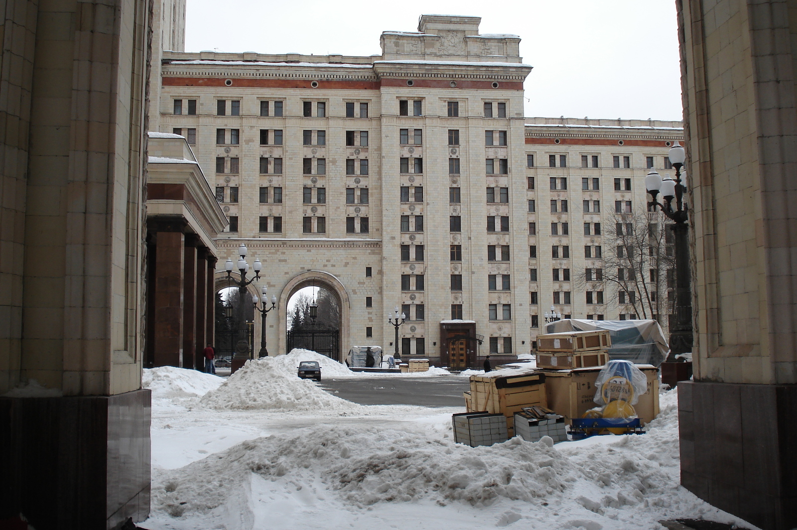 รูปถ่าย รัสเซีย(Russia) มอสโก(Moscow) มหาวิทยาลัยแห่งรัฐมอสโก(Moscow State University) 2006-03 3