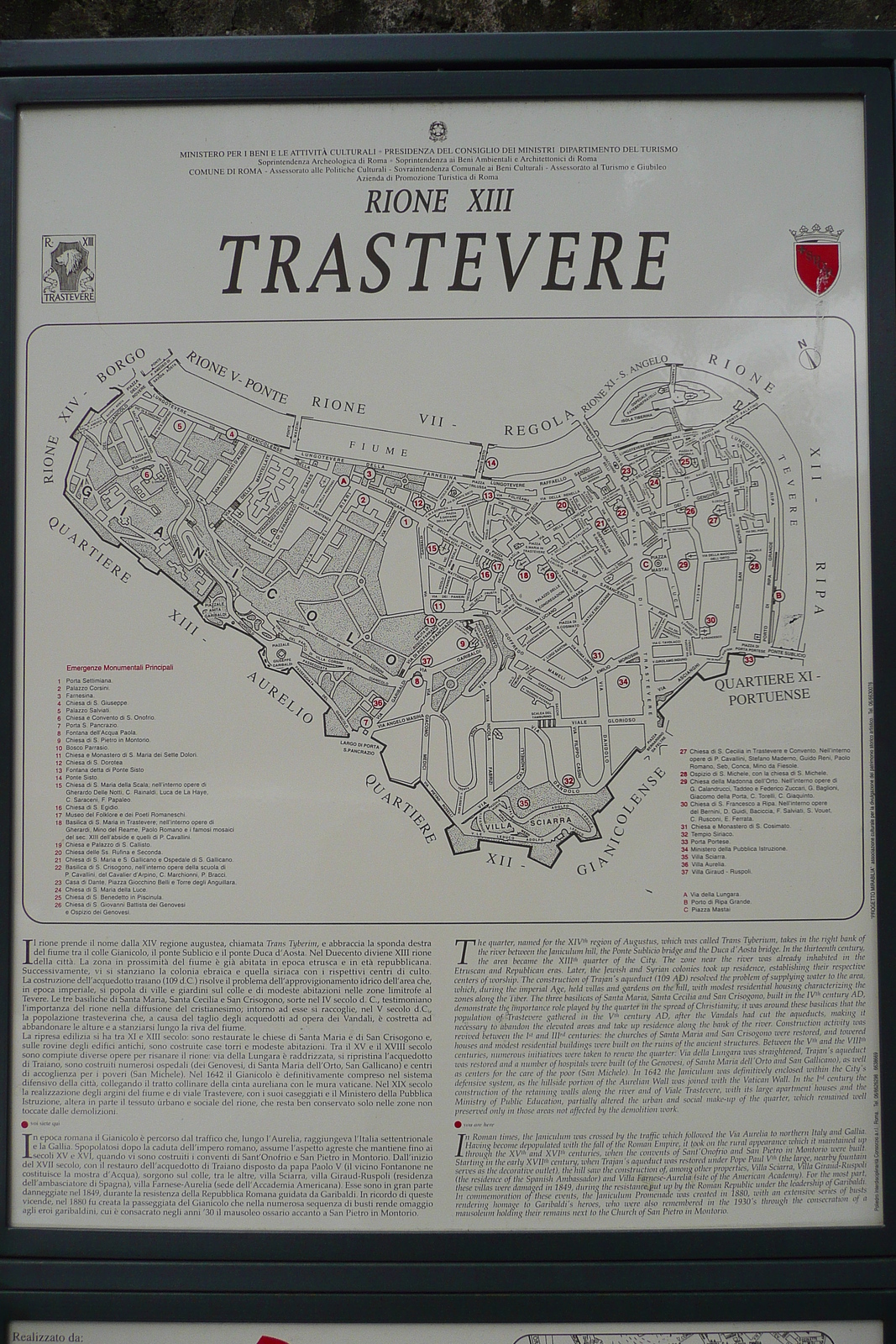 รูปถ่าย อิตาลี(Italy) โรม(Rome) ถนนการีบัลดี(Via Garibaldi) 2007-11 44