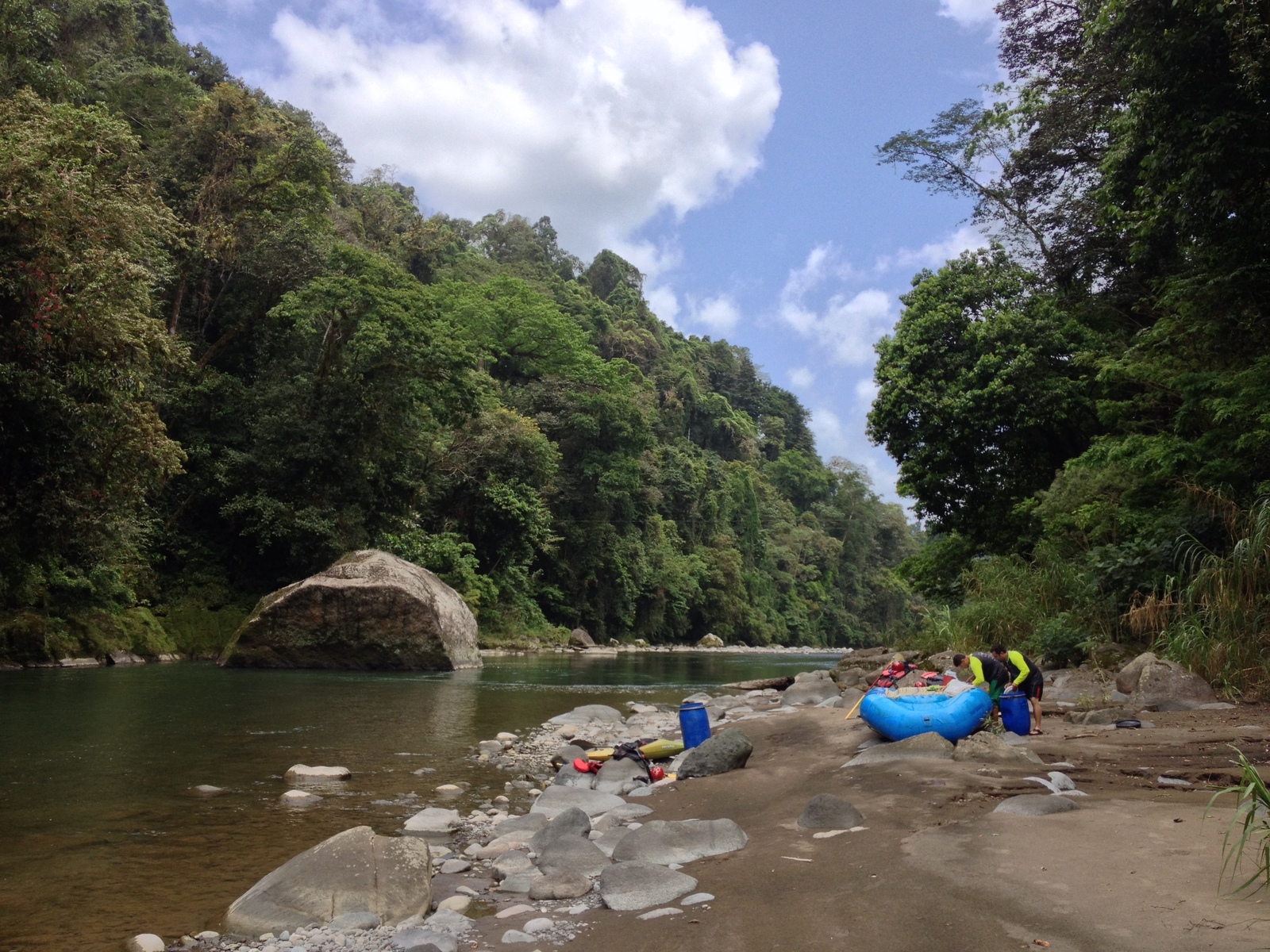 รูปถ่าย คอสตาริกา(Costa Rica) แม่น้ำปากัวเร(Pacuare River) 2015-03 247