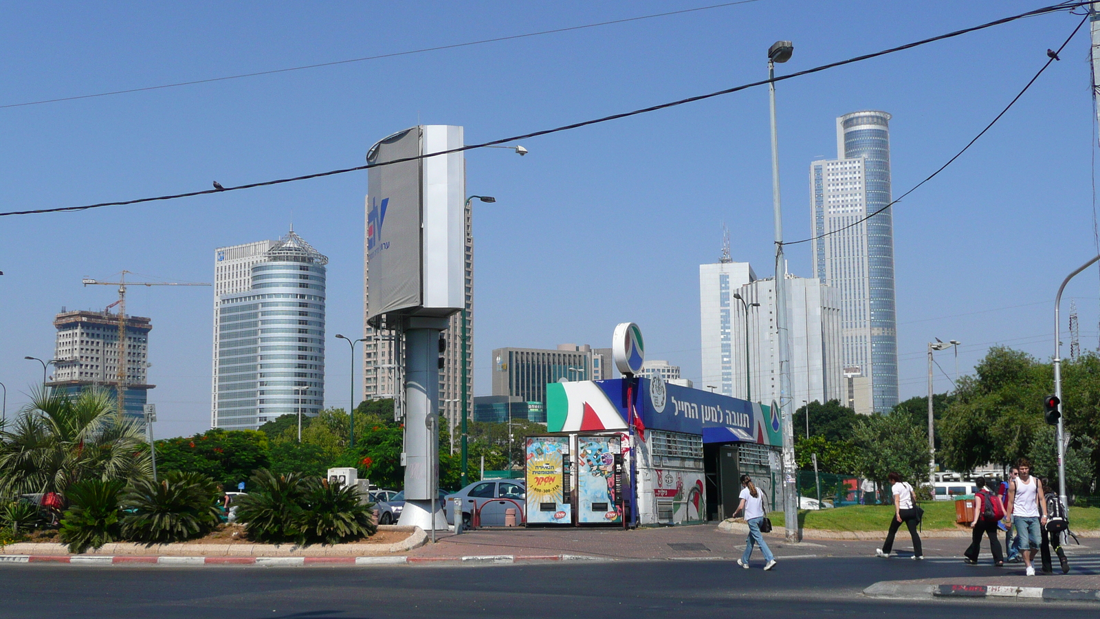 รูปถ่าย อิสราเอล(Israel) จากเทลอาวีฟไปท่าอากาศยานเบนกูเรียน(Tel Aviv to Ben Gurion Airport) 2007-06 0