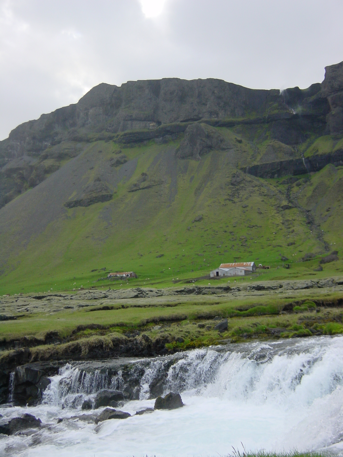 รูปถ่าย ไอซ์แลนด์(Iceland) ถนนหมายเลข 1 จากโยกุลซาร์เลานไปวีก(Road 1 Jokulsarlon to vik) 2003-06 46