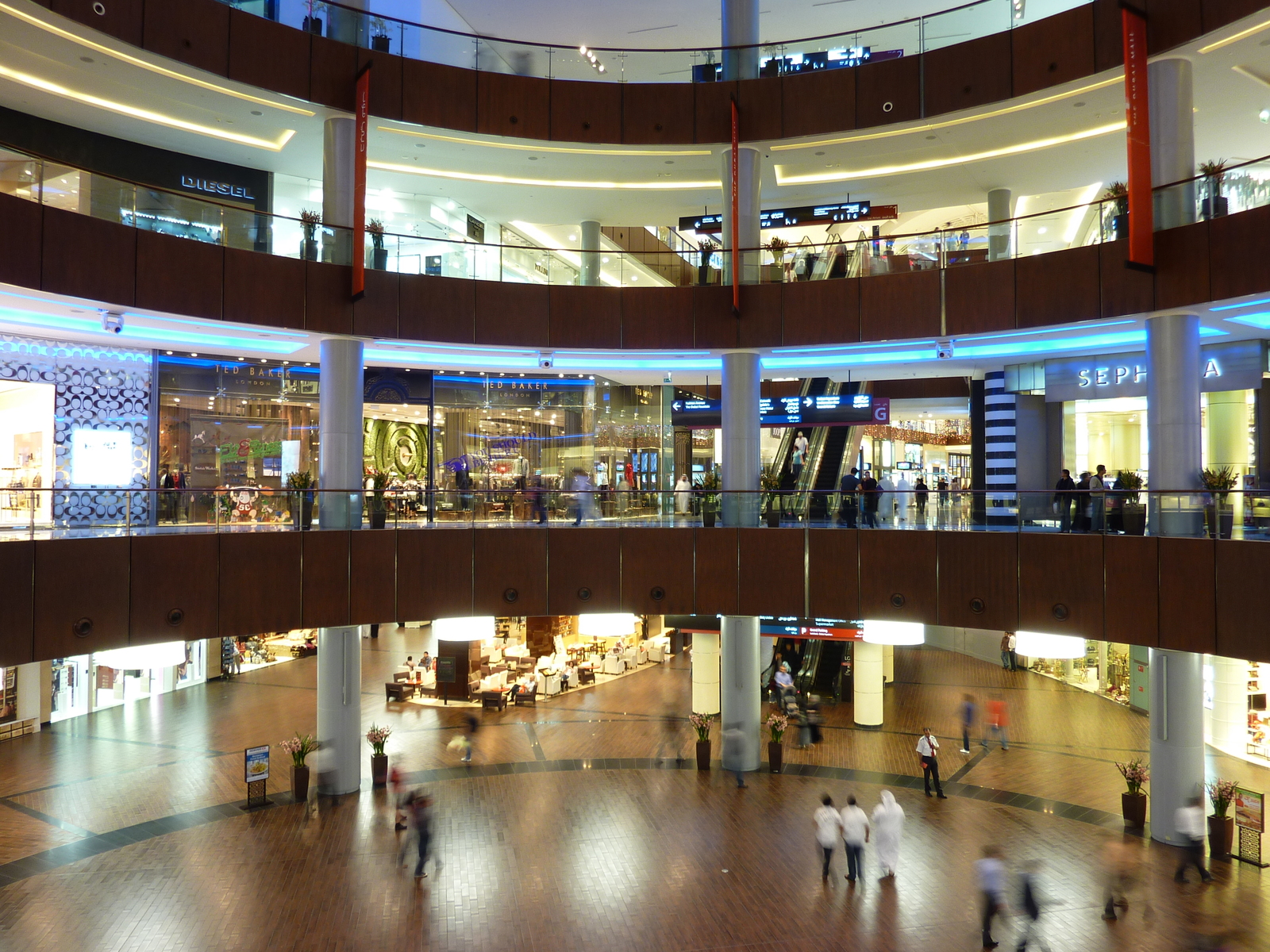 รูปถ่าย สหรัฐอาหรับเอมิเรตส์(United Arab Emirates) ดูไบ(Dubai) ดูไบมอลล์(The Dubai Mall) 2009-12 28