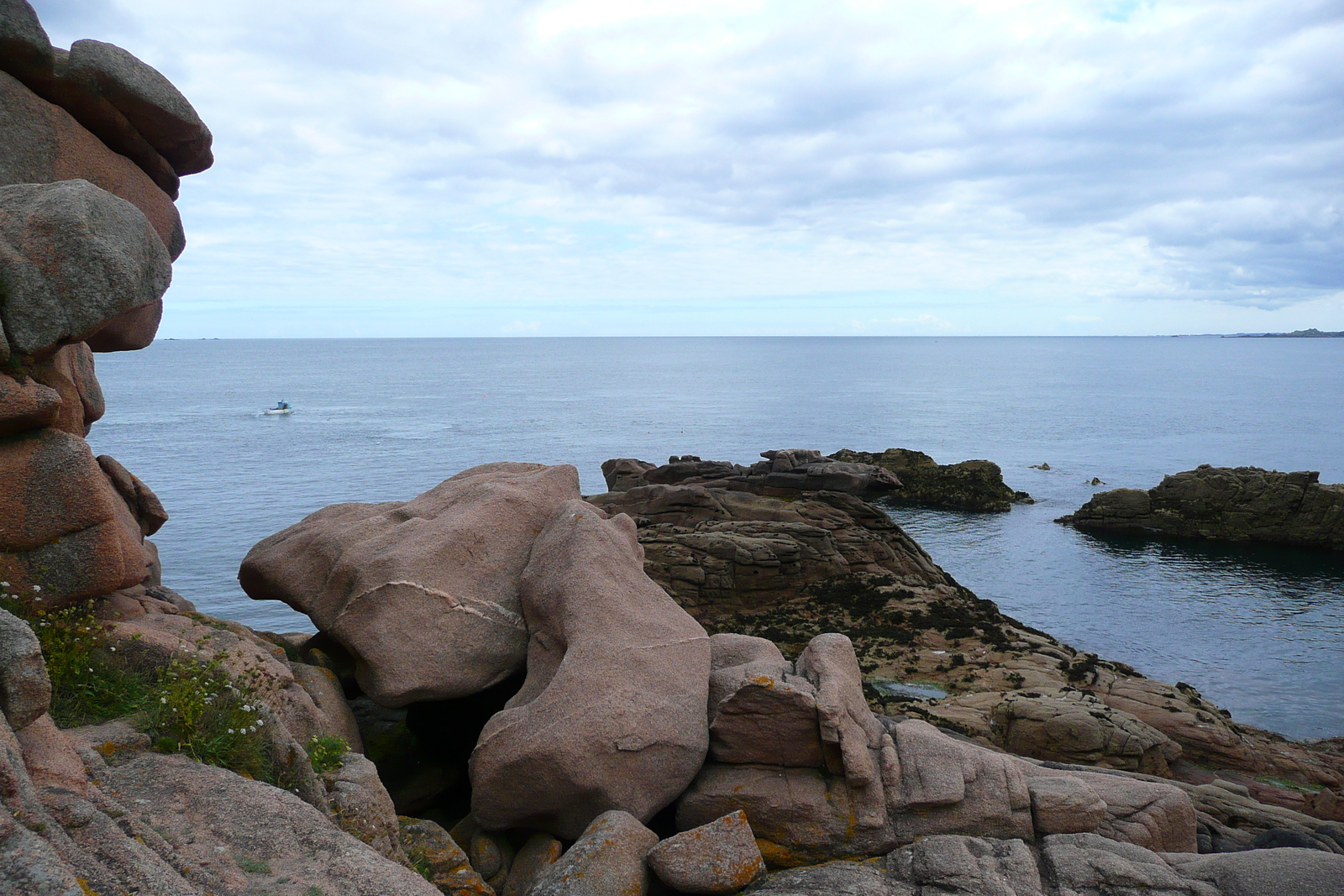 รูปถ่าย ฝรั่งเศส(France) แปร์รอส-กีแรก(Perros Guirec) หิน  แกรนิตชมพู (Cote de granite rose) 2007-08 76