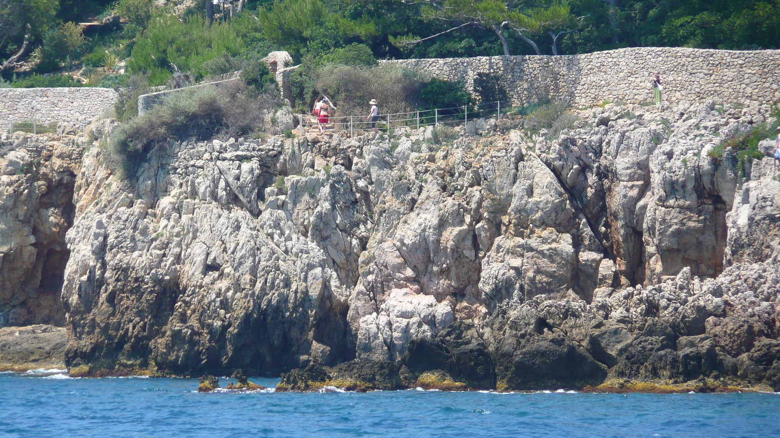 รูปถ่าย ฝรั่งเศส(France) แหลมอ็องตีบ(Cap d'Antibes) อ่าวลาการูป(Anse de la garoupe) 2007-07 8