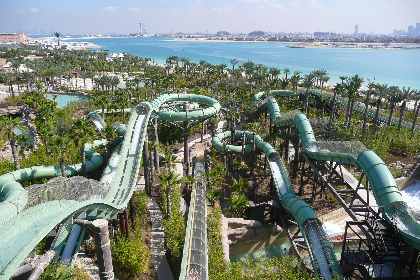 รูปถ่าย สหรัฐอาหรับเอมิเรตส์(United Arab Emirates) ดูไบ(Dubai) สวนน้ำอควาเวนเจอร์ ดูไบ(Dubai Aquaventure) 2009-01 157