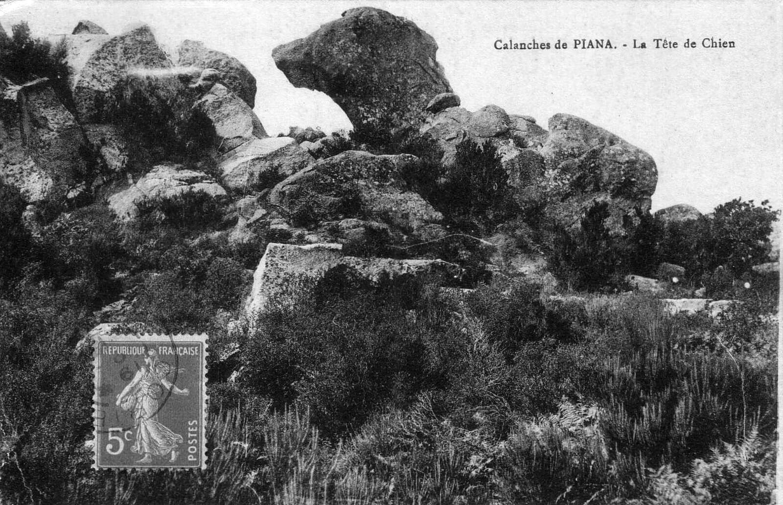 รูปถ่าย ฝรั่งเศส(France) คอร์สิคา(Corsica) โปสการ์ดเก่า(Old Postcards) 1900-01 158