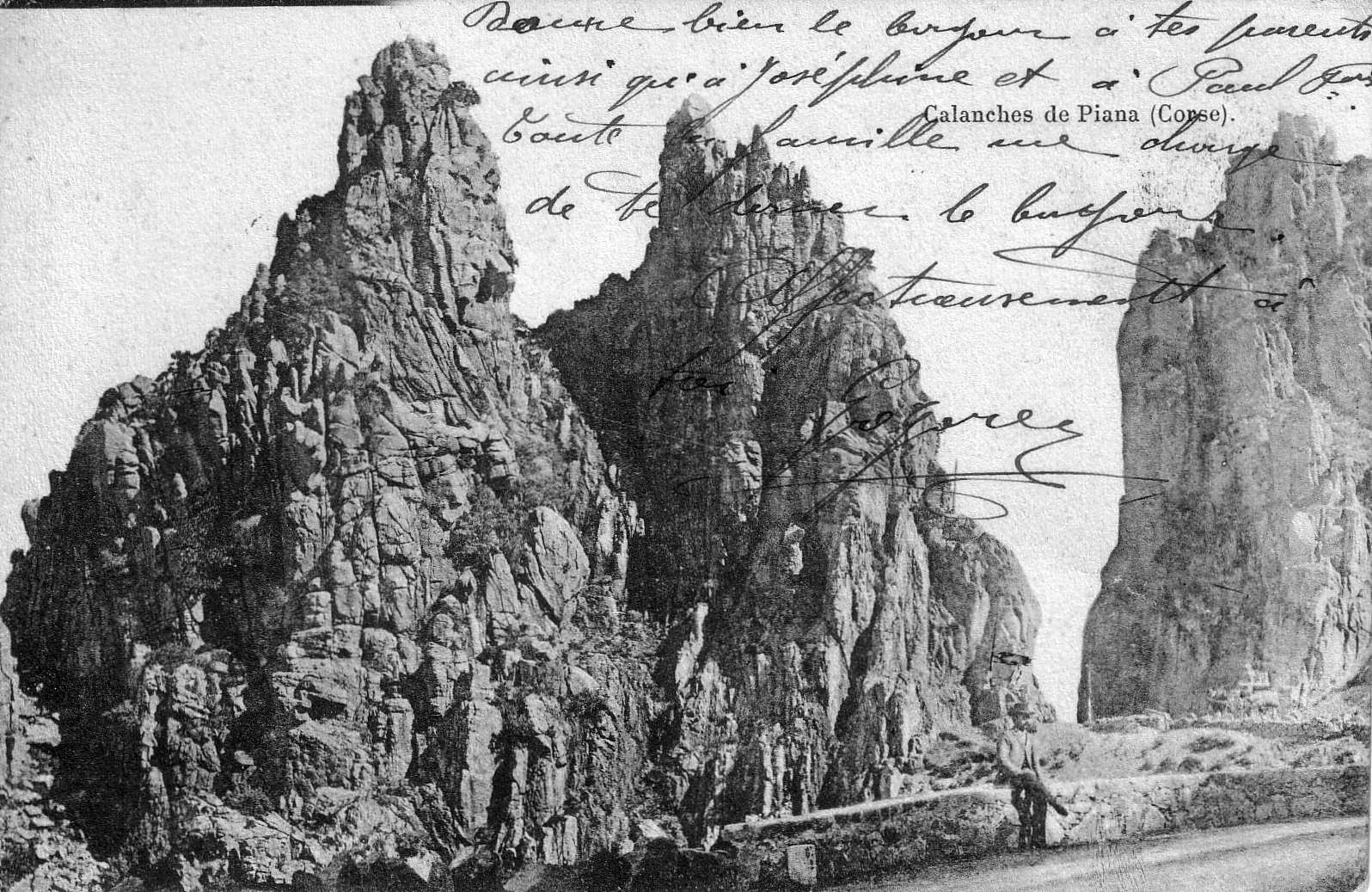 รูปถ่าย ฝรั่งเศส(France) คอร์สิคา(Corsica) โปสการ์ดเก่า(Old Postcards) 1900-01 135