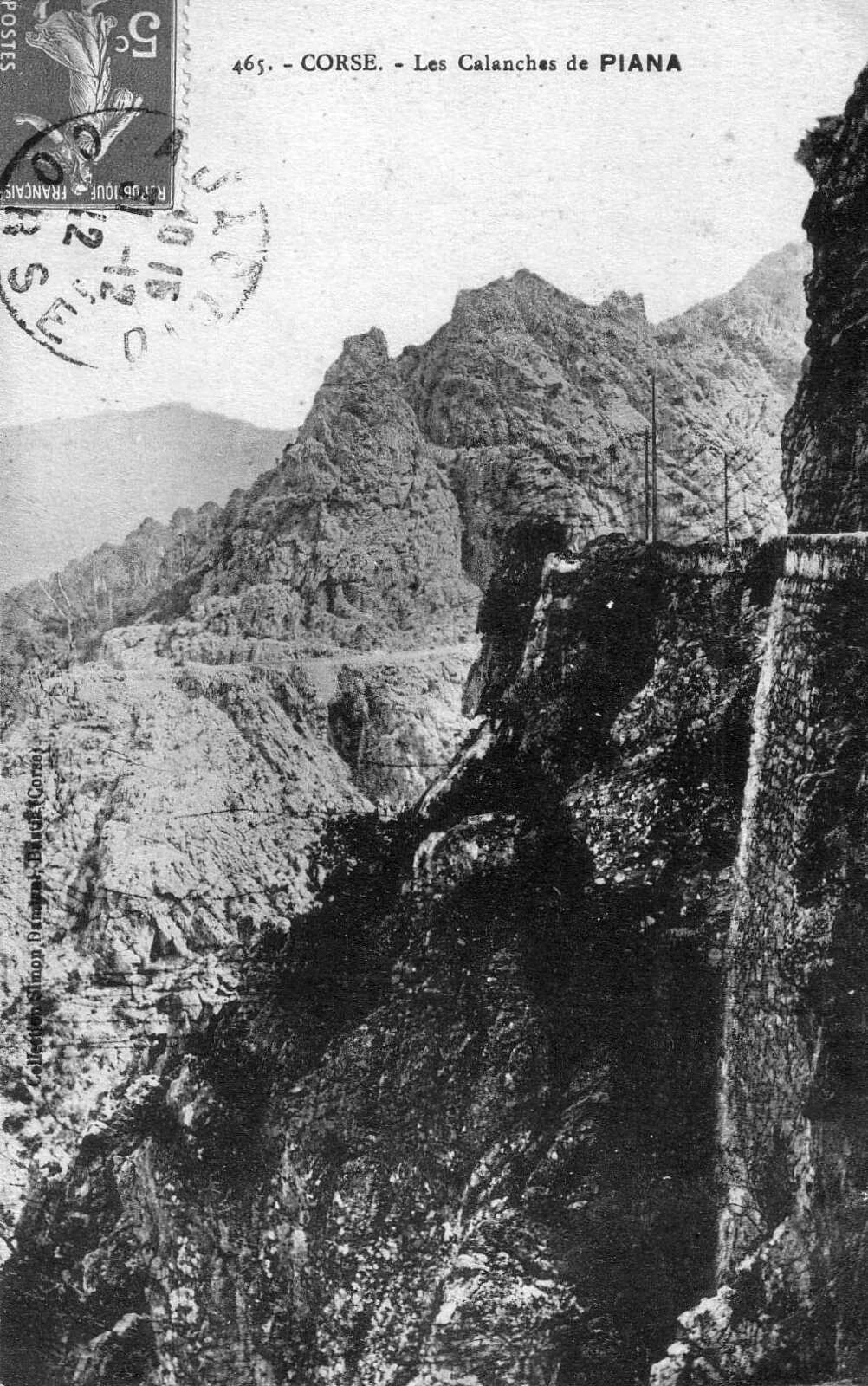 รูปถ่าย ฝรั่งเศส(France) คอร์สิคา(Corsica) โปสการ์ดเก่า(Old Postcards) 1900-01 134
