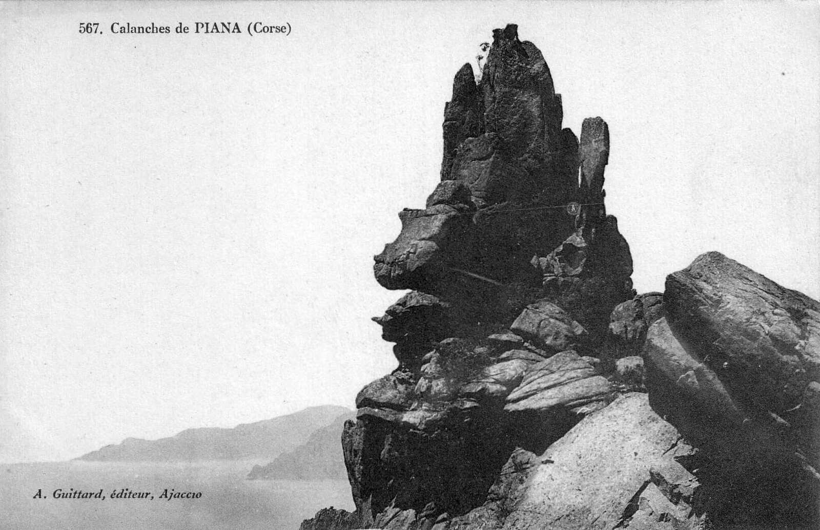 รูปถ่าย ฝรั่งเศส(France) คอร์สิคา(Corsica) โปสการ์ดเก่า(Old Postcards) 1900-01 69