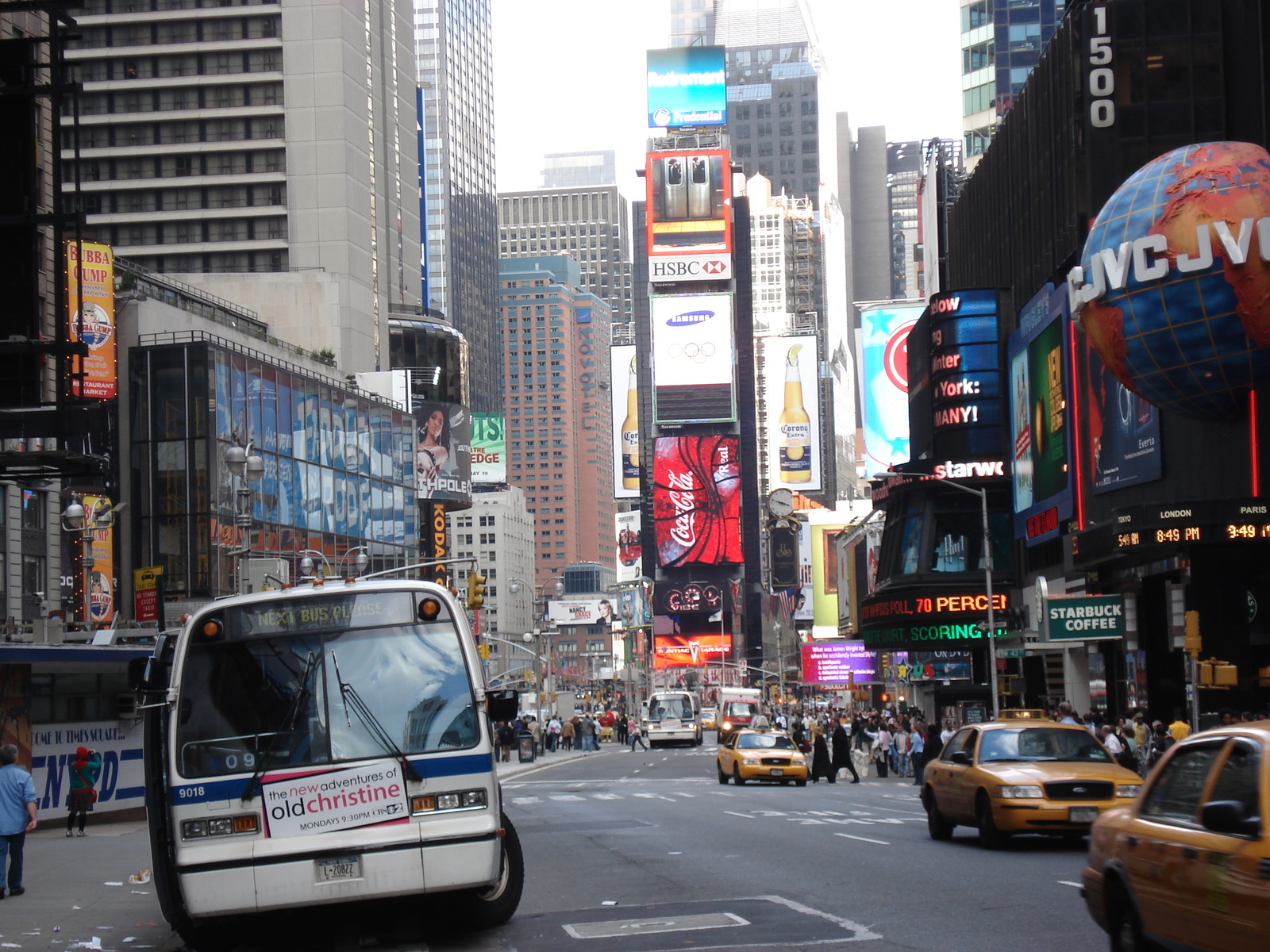 รูปถ่าย สหรัฐอเมริกา(United States) นิวยอร์ก(New York) ไทม์สแควร์(Times Square) 2006-03 15