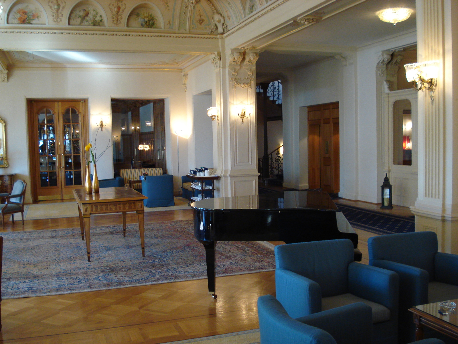 รูปถ่าย สวิสเซอร์แลนด์(Switzerland) ปองเทรซีน่า(Pontresina) โรงแรมแกรนด์โครเนนโฮฟ(Grand Hotel Kronenhof) 2007-01 55
